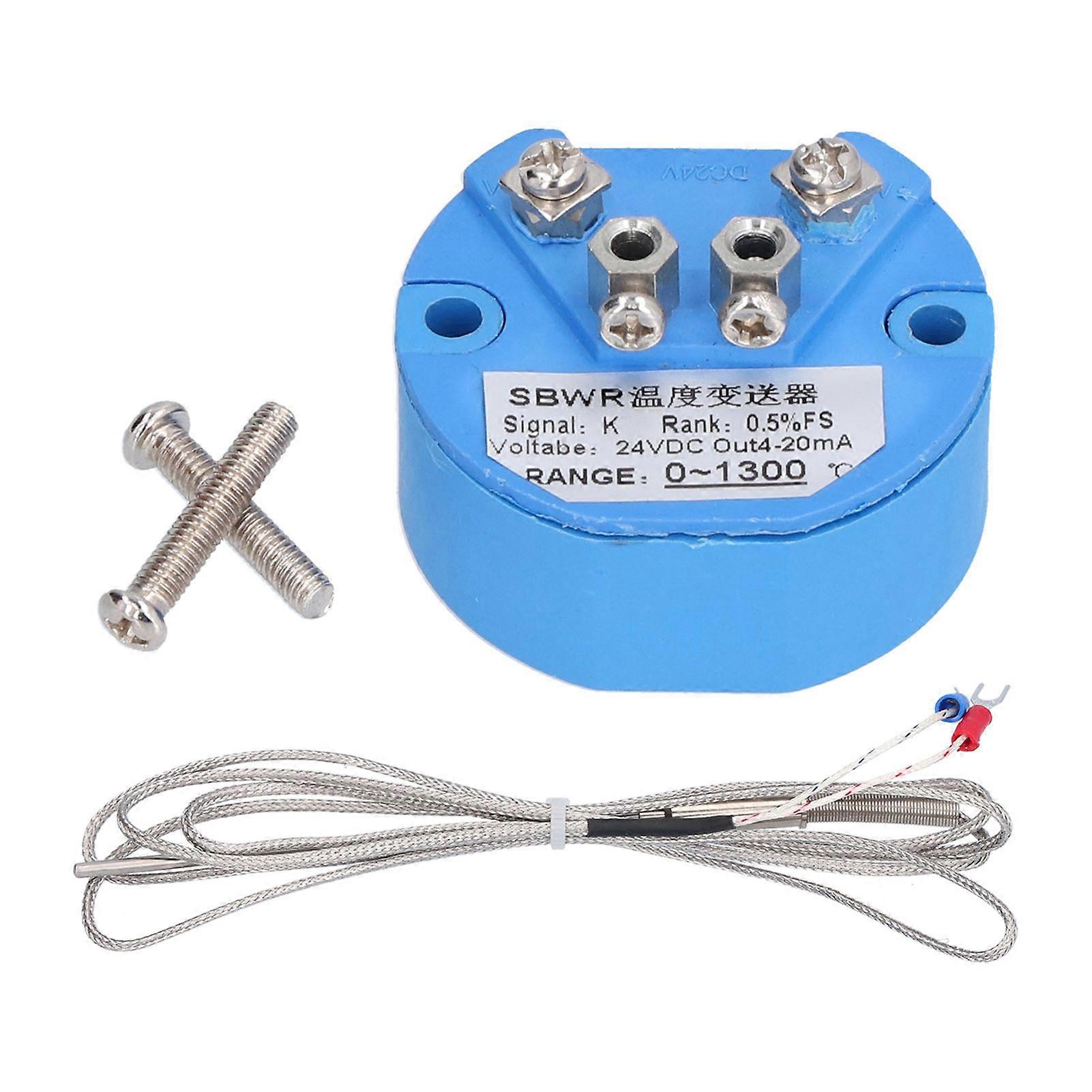 Temperature Sensor Transmitter K Type Thermocouple Electronic Components SBWR DC 24V
