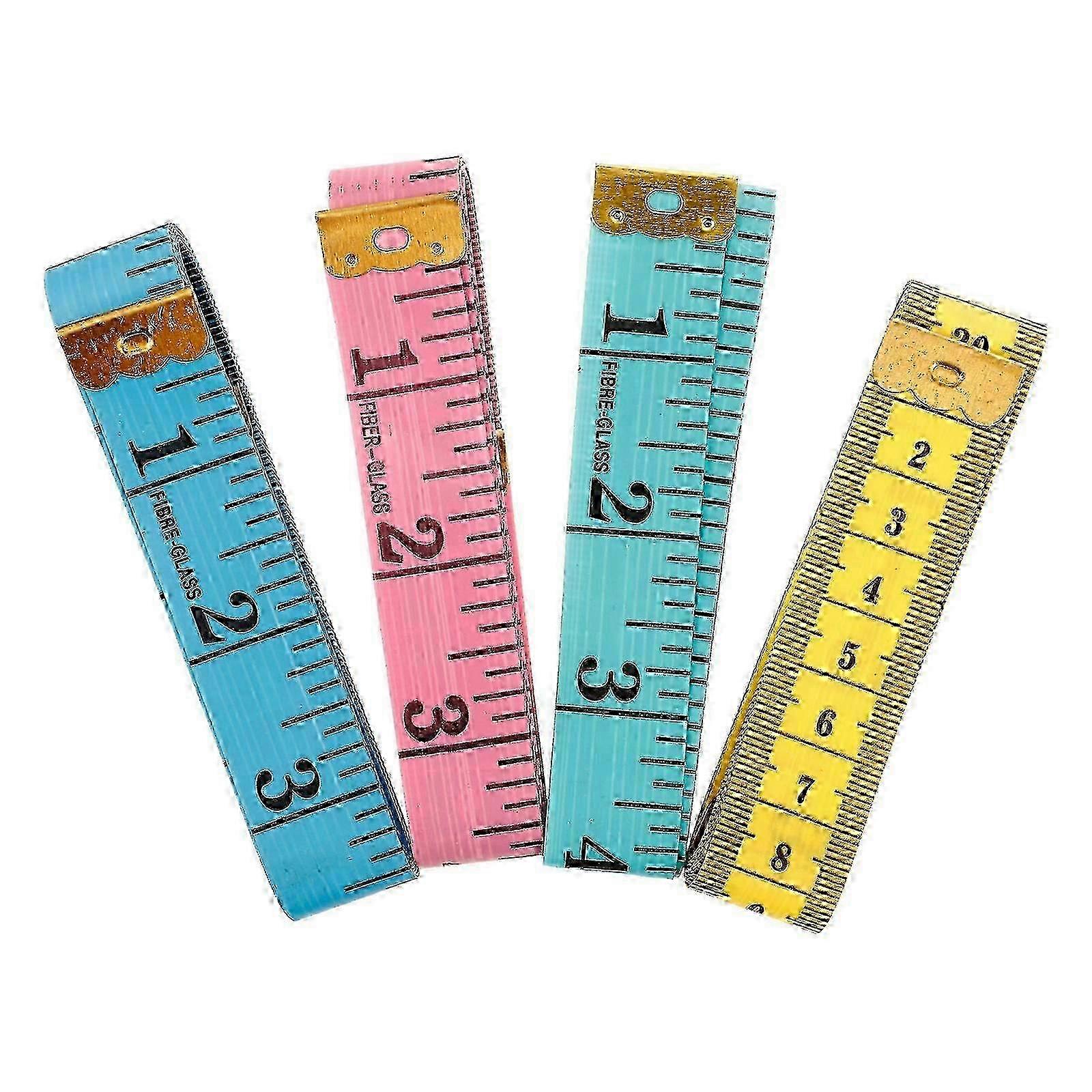 4pcs Waist Measure Tape Measure Tool Portable Flexible Measuring Tape Sewing Measure Tape