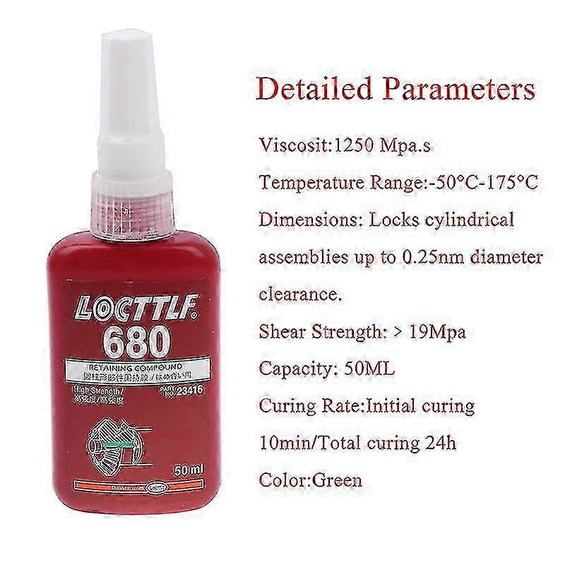50ml 680 Retaining Compound Thread Locker Adhesive Glue Multi-purpose Use