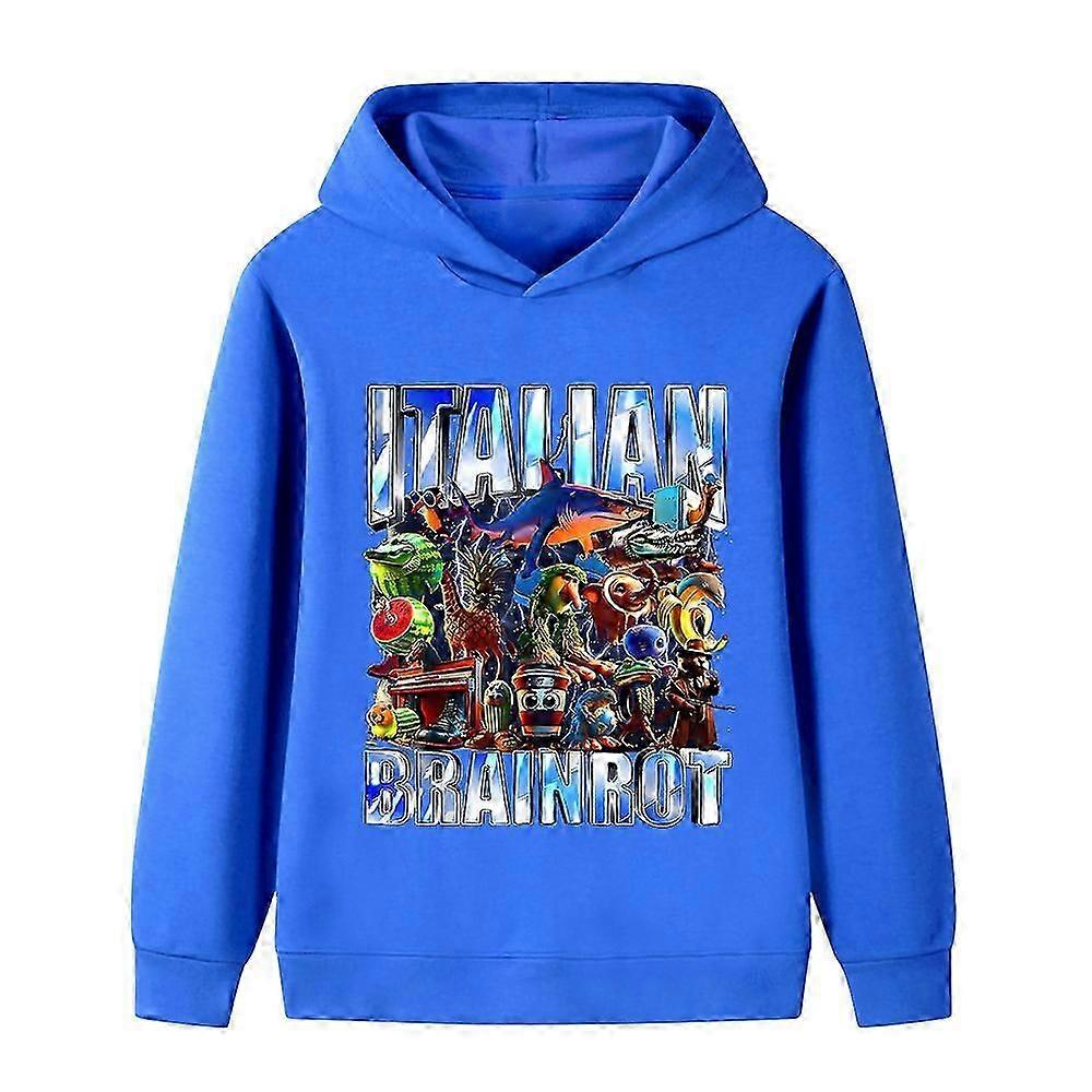Tung Tung Tung Sahur printed hoodie for middle and large children B1154