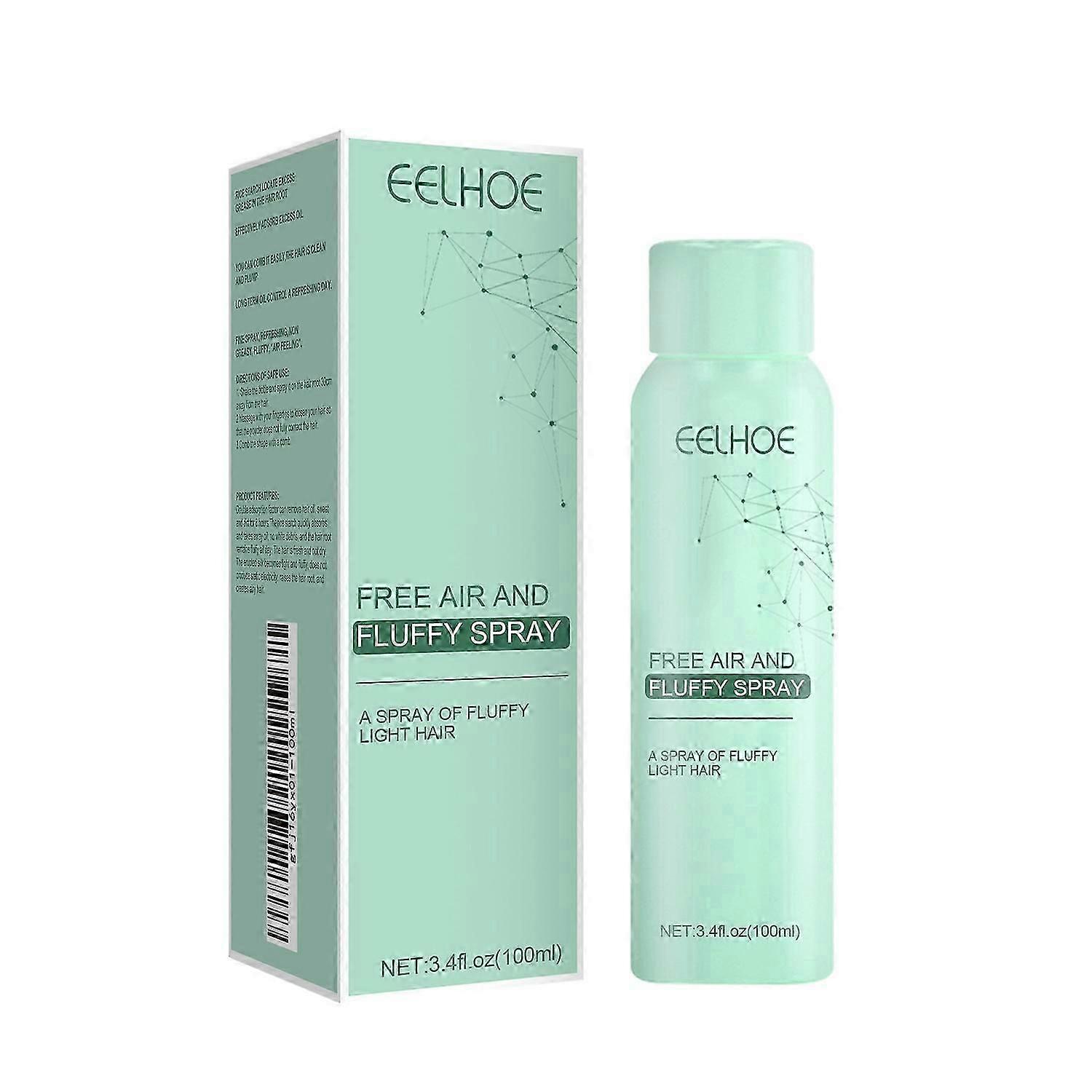 1-6x Eelhoe Free Air And Fluffy Spray 100ml Oil Control Refreshing Hair Volumizing For Fluffy Light