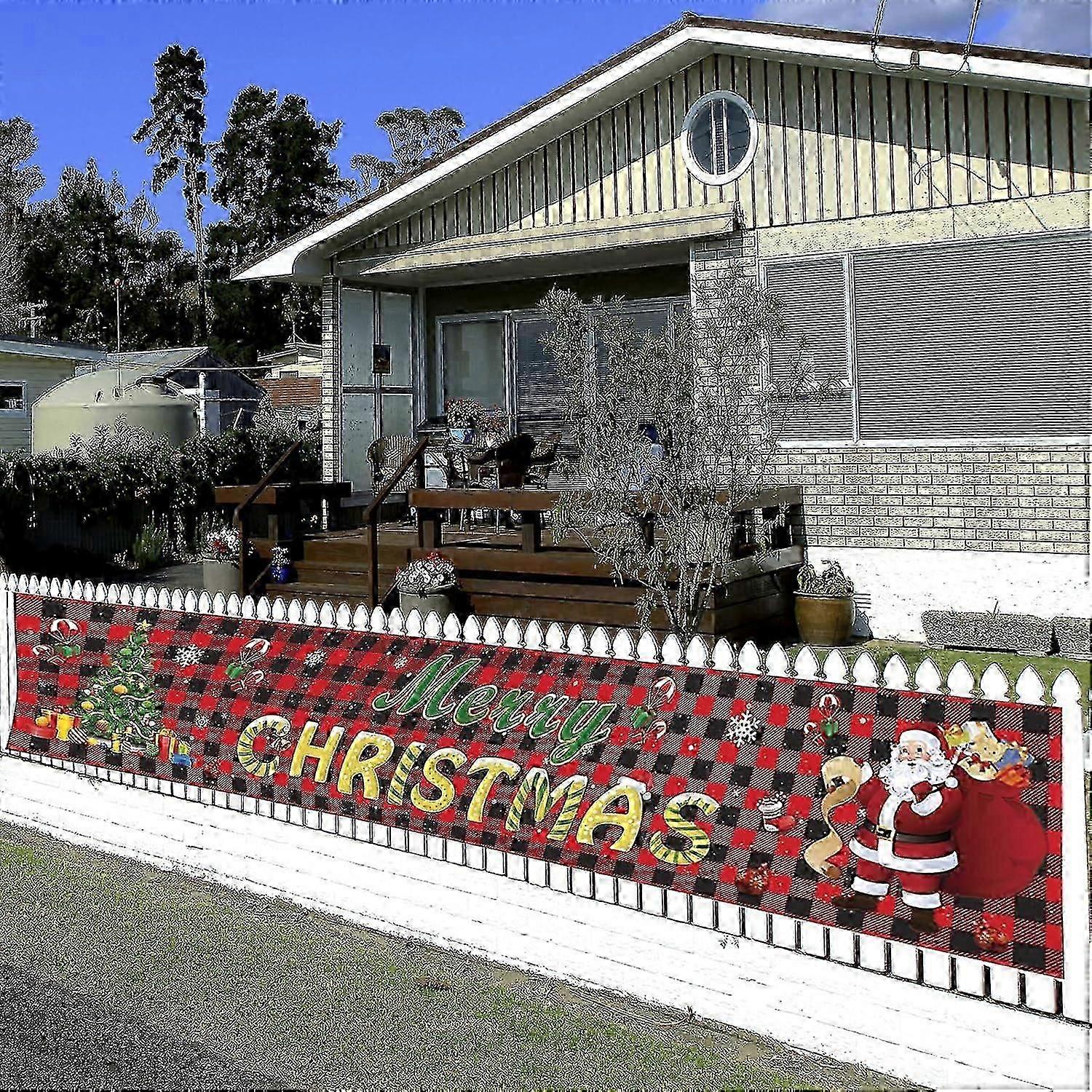 good Christmas Decoration - Red Hanging Flag - Christmas Banner - Christmas Banner - Christmas Banner - Outdoor Christmas Banner - Merry Christmas (25