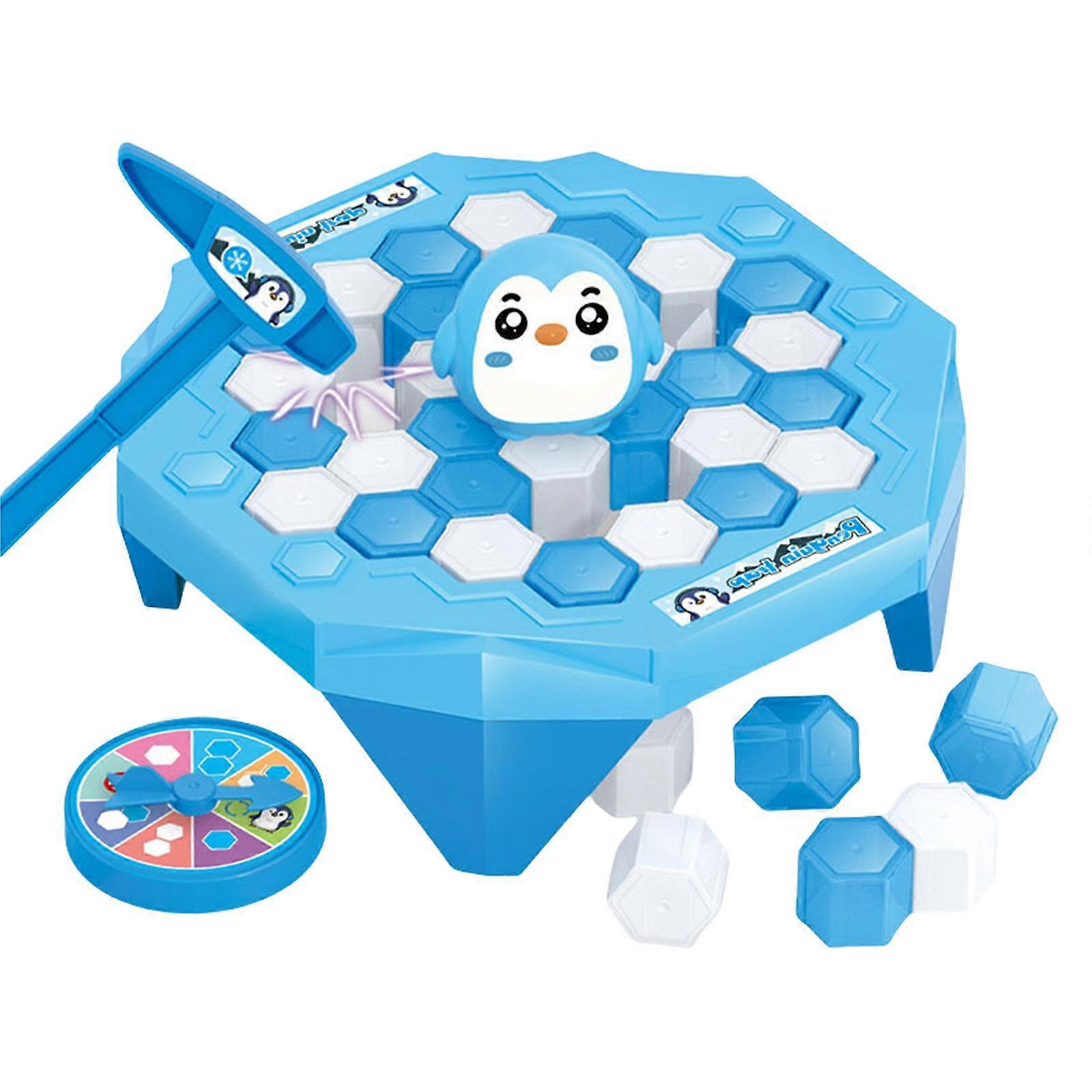 Small Ice Breaking Penguin Toy Tabletop Puzzle Game Rescue Penguin Knocking Ice Game Funny Desktop Game Enduring