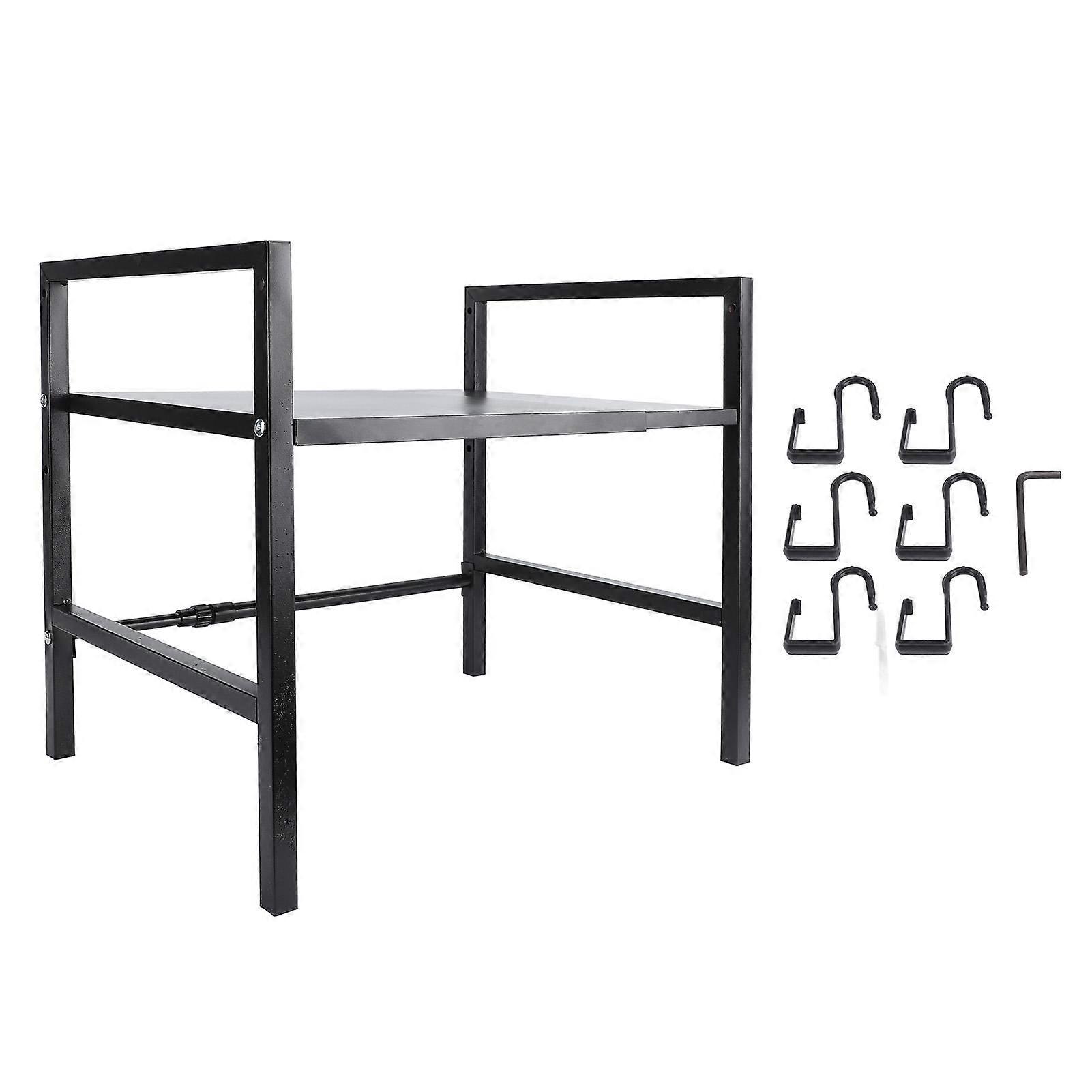 Microwave Oven Rack Expandable Microwave Stand Adjustable Height Kitchen Countertop Baker Storage