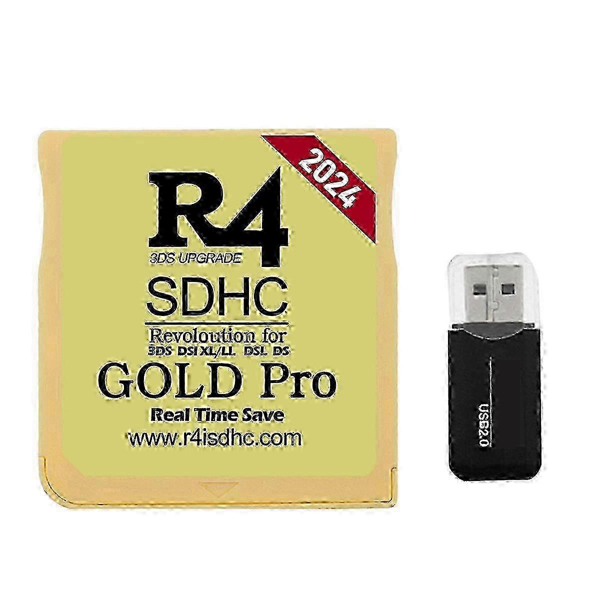 2024 R4 Card R4 SDHC Adapter Flash Card for DSL XL/LL Secure Digital Memory Card Game Card Burning