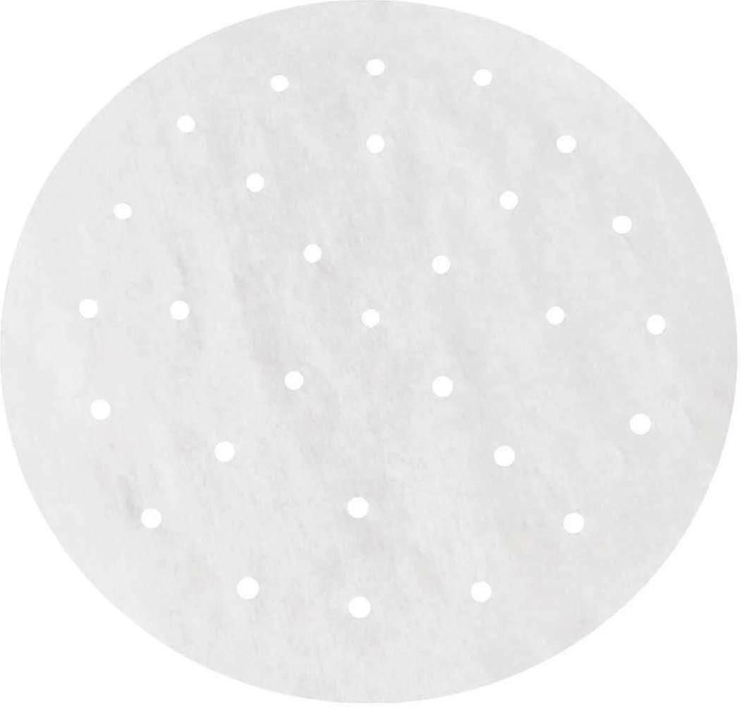 100 st 9 tums bambuångfoder Perforerade ångpappersark för dumplings dim sum matlagning