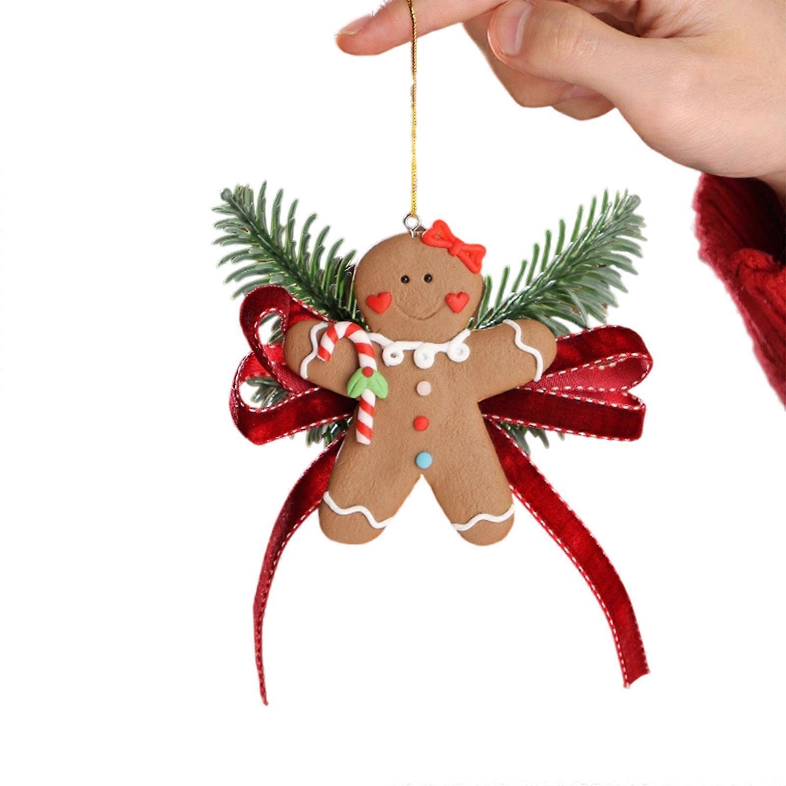 Holiday Themed Suspended Decorations For Christmas Tree Donations Worktop With Additional Fabric And Metal Intonation Multicolor