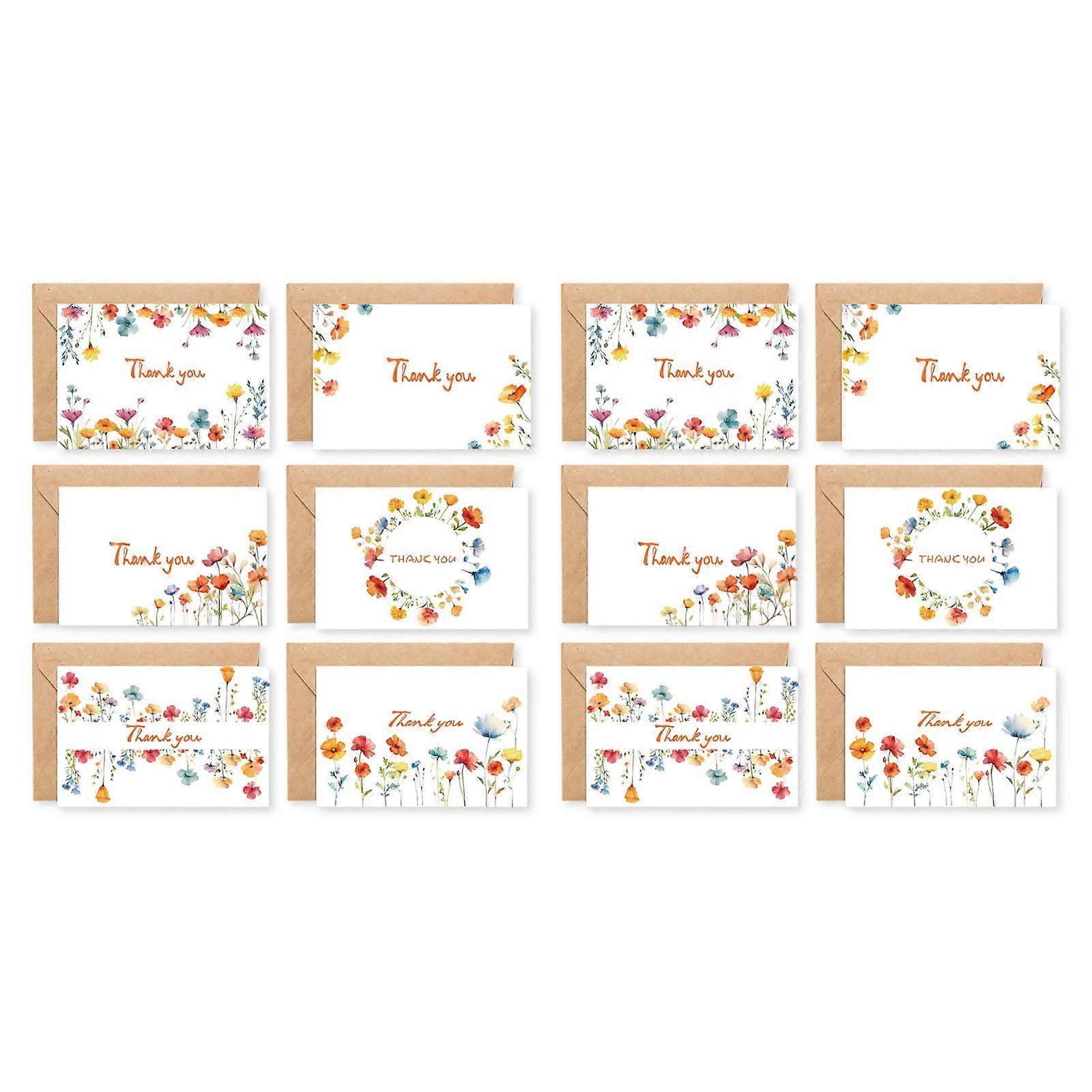 Artistic Floral Stationeries Envelopes Included Foldable Cards Party Stationeries For Event Celebration Gifting Multicolor
