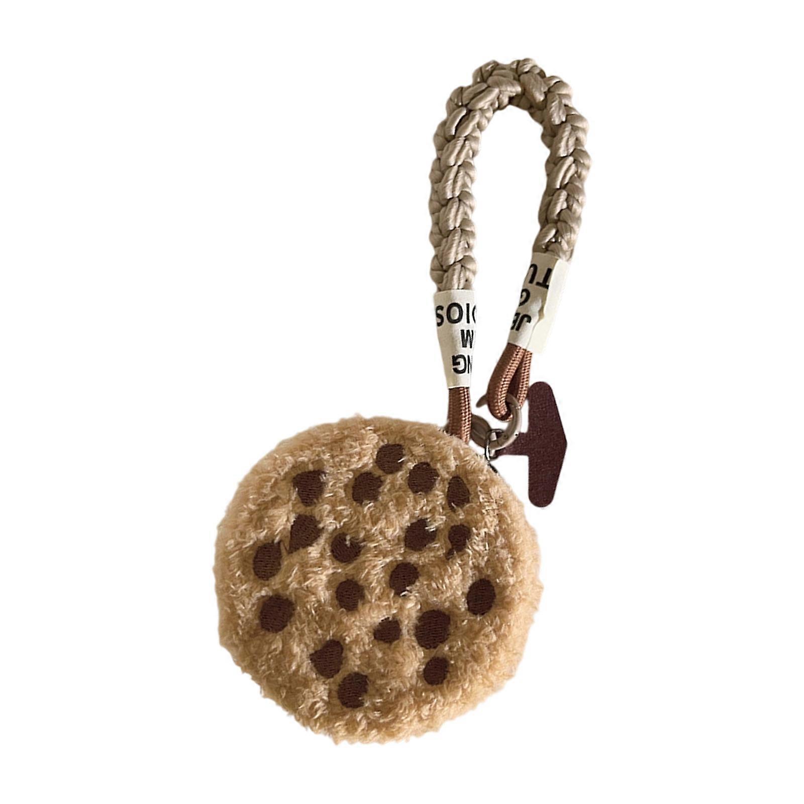 Rainbow donutes Plush Coin Purse Soft Miniature Zippers Pouches For Kids Teens Practical User Friendly Small Wallet Multicolor