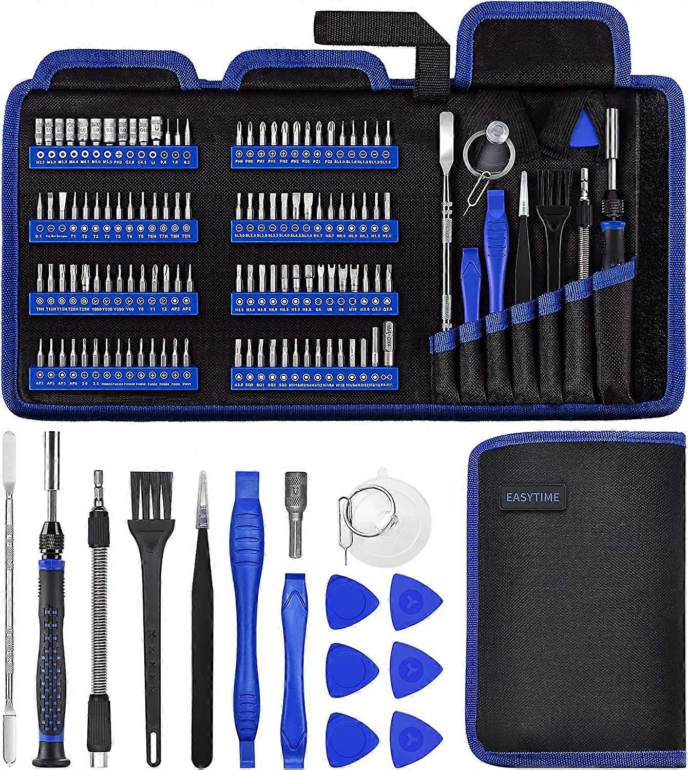 Electronic Screwdriver Set, 126 in 1 Computer Tool Kit with 112 Bits, Professional Cell Phone Repair Tool Kit