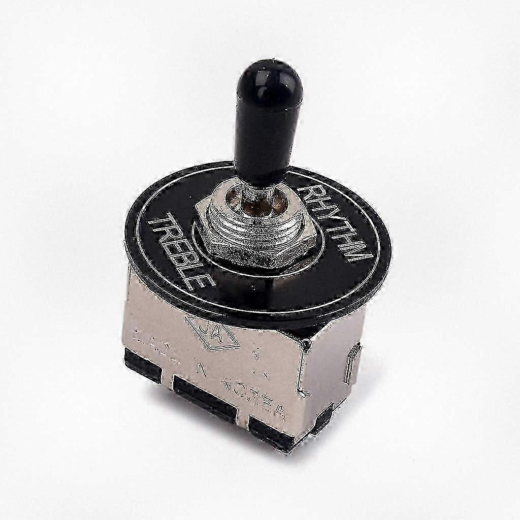 Electric Guitar 3 Way Toggle Switch Pickup Selector with Switch Washer Ring Set for Compatible Brands