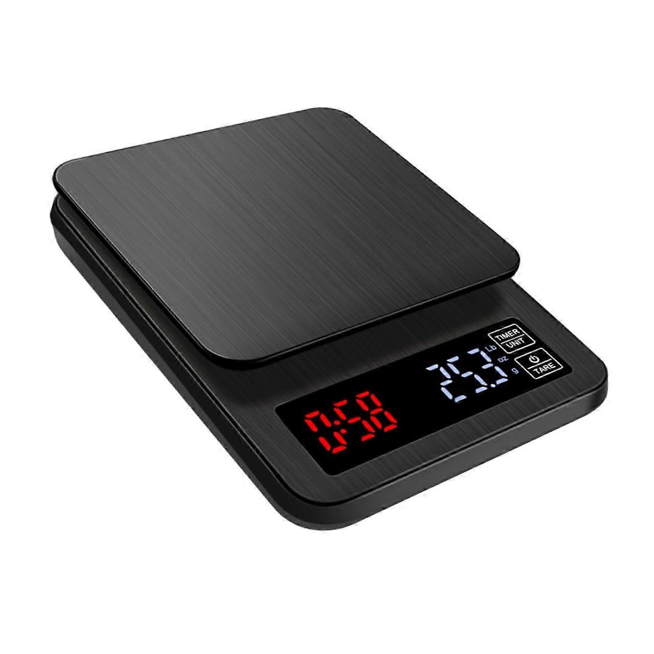 Digital Kitchen Food Scale with Timer USB Powered  Precision Coffee Scale for Cooking Baking