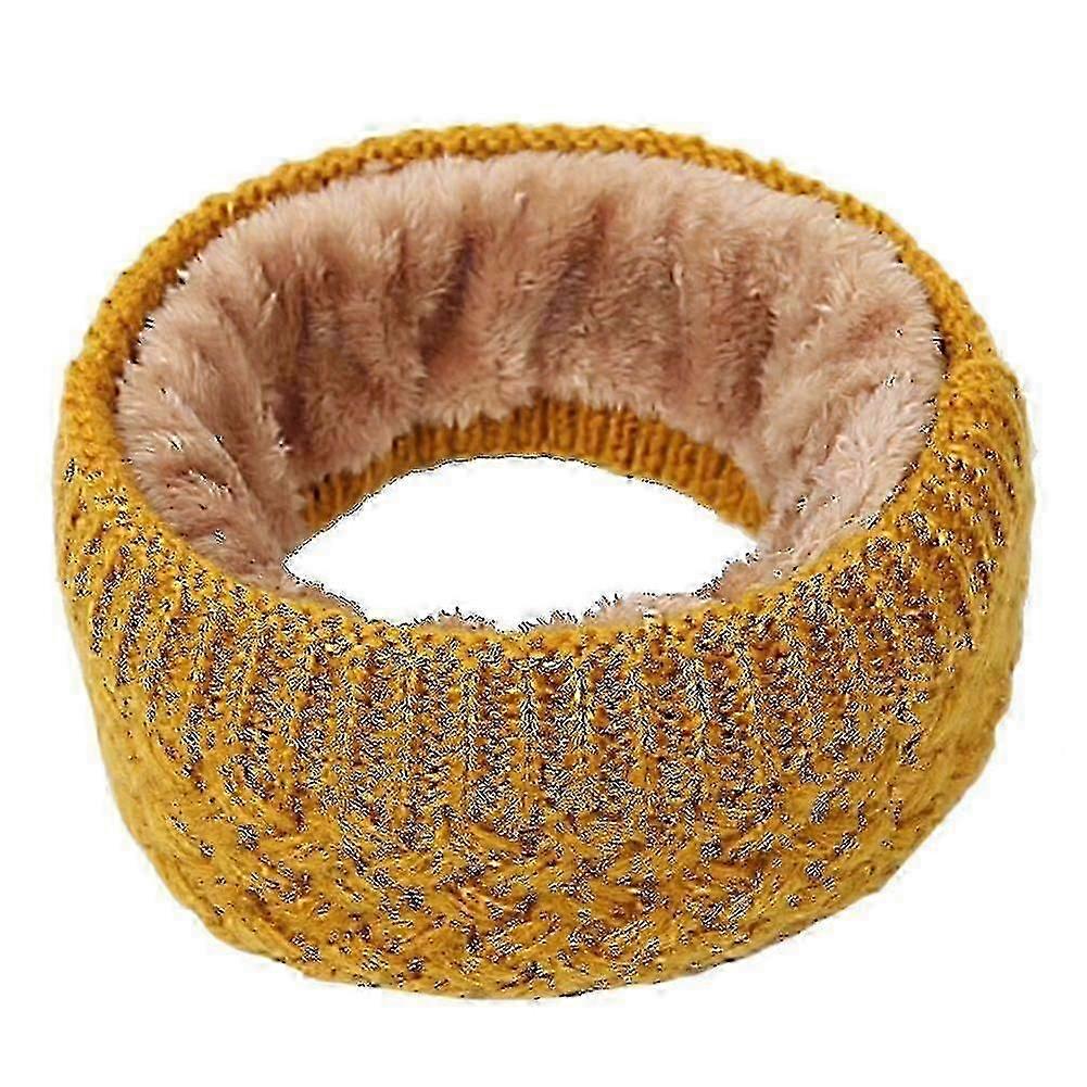 Winter Men Women Solid Color O Ring Collar Scarf