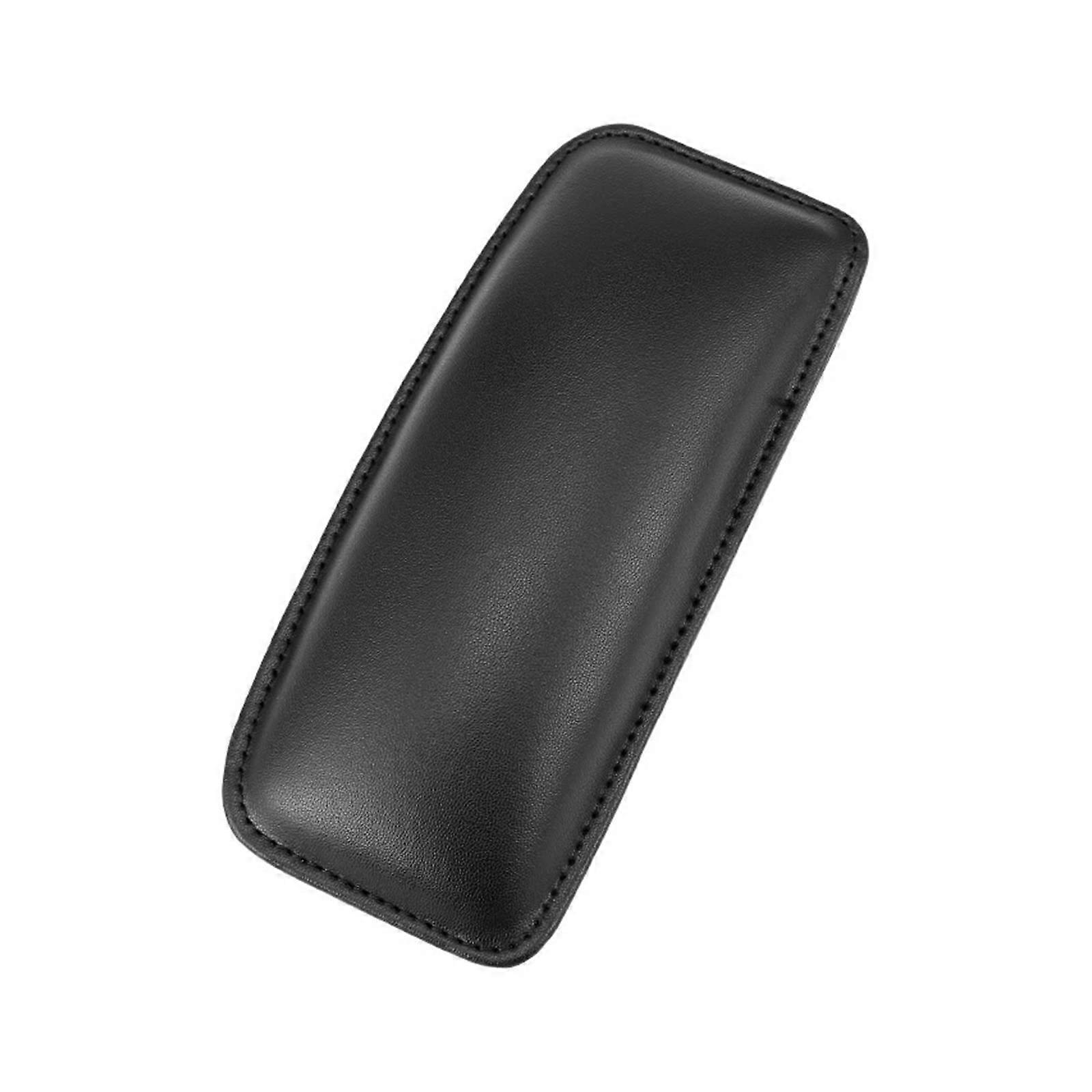 Xuanqingyi Store Car Knee Pad Cushion for Tesla Model 3/Y, Memory Foam Center Console Support Pillow, PU Leather, Black Color