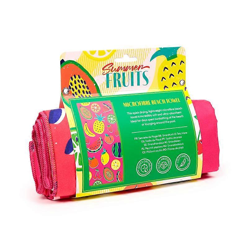 Microfibre Beach Towel - Summer Fruits 1 Pack