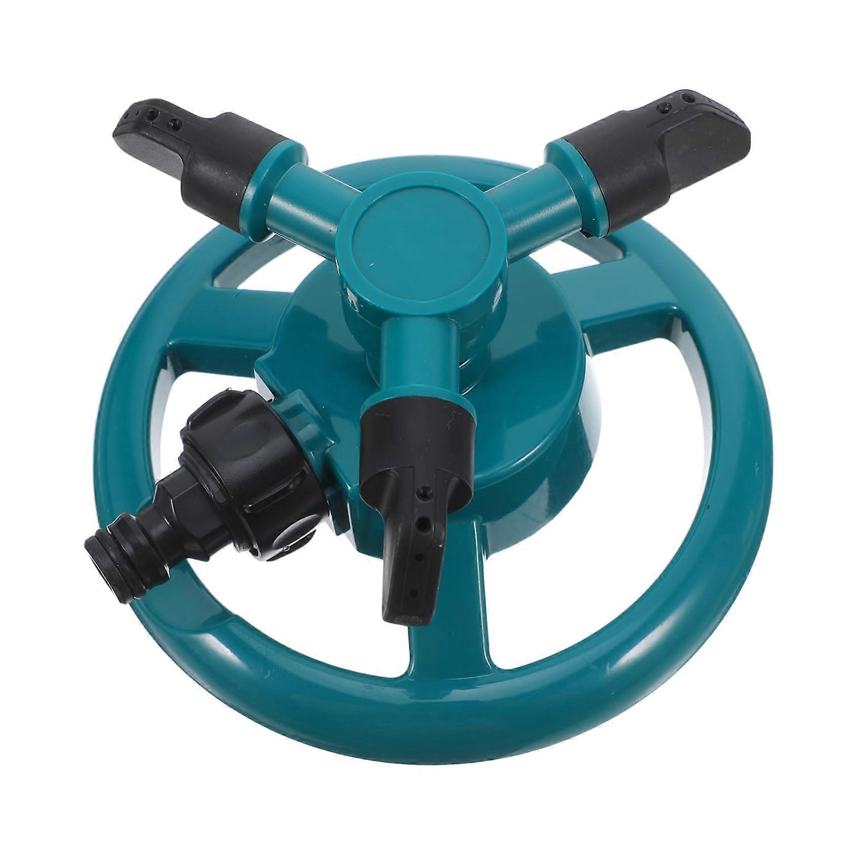 2pcs Garden Sprinkler 360° Rotating Lawn Watering System Wide Coverage Weather Resistant Design