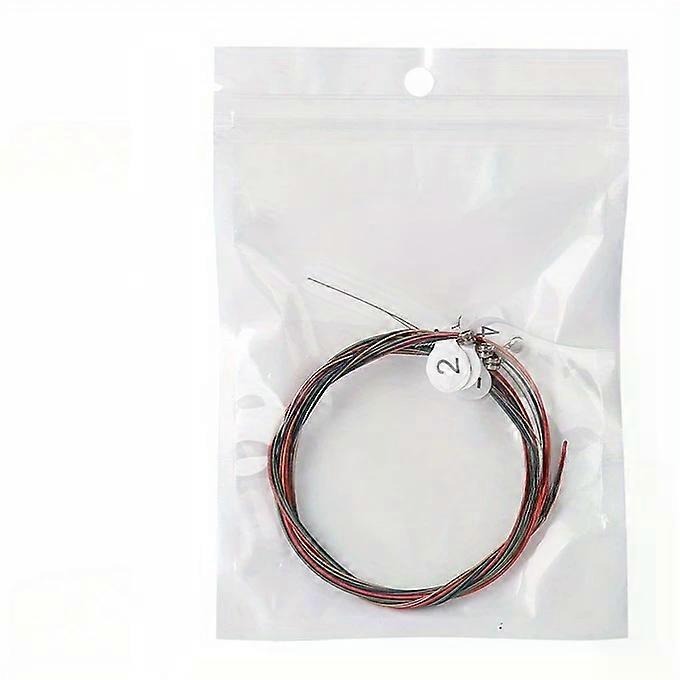 6Pcs/Set Multi Color Acoustic Guitar Strings Rainbow Colorful Guitar Strings E-A For Acoustic Folk Guitar Classic Guitar11