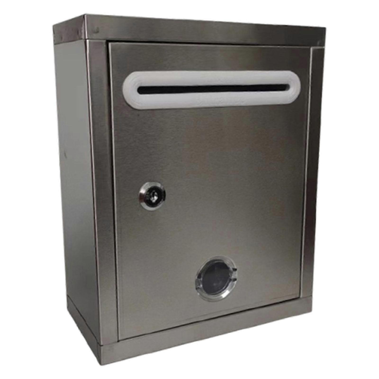 Wall Mounted Mailbox Letter Box Collection Box Multifunctional for Community