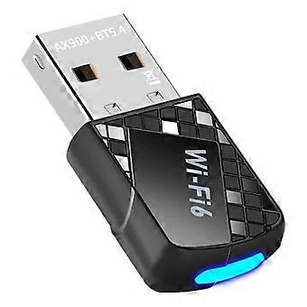 AX900 USB WiFi 6 Bluetooth 5.4 Adapter 2in1 Dongle Dual Band 2.4G&5GHz Network Wireless Receiver DRI