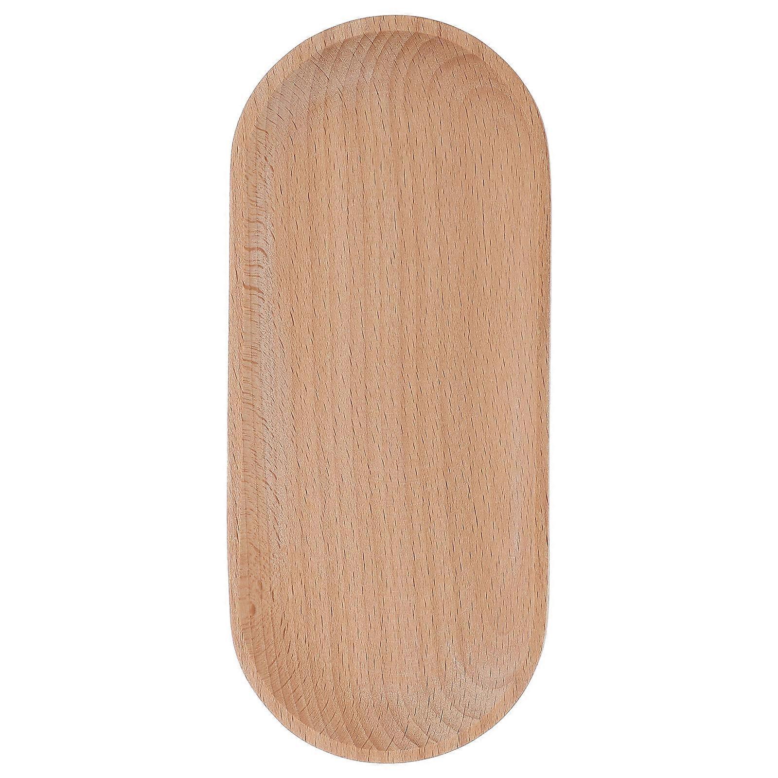 Multi-Purpose Wooden Serving Tray Ideal For Parties And Family Gatherings Featuring Khaki Color And Functional Design 1Pcs