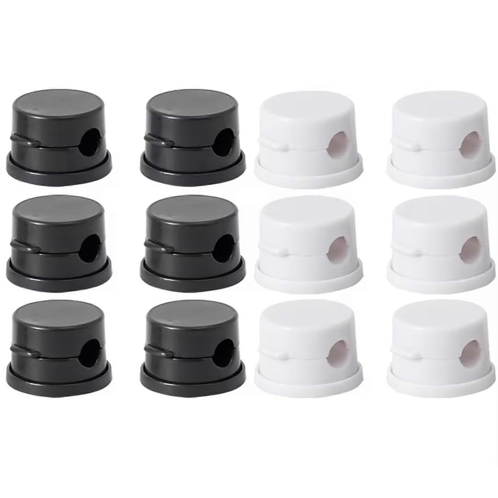 12pcs Magnetic Cable Clip Adjustable Rotatable Cord Holder Under