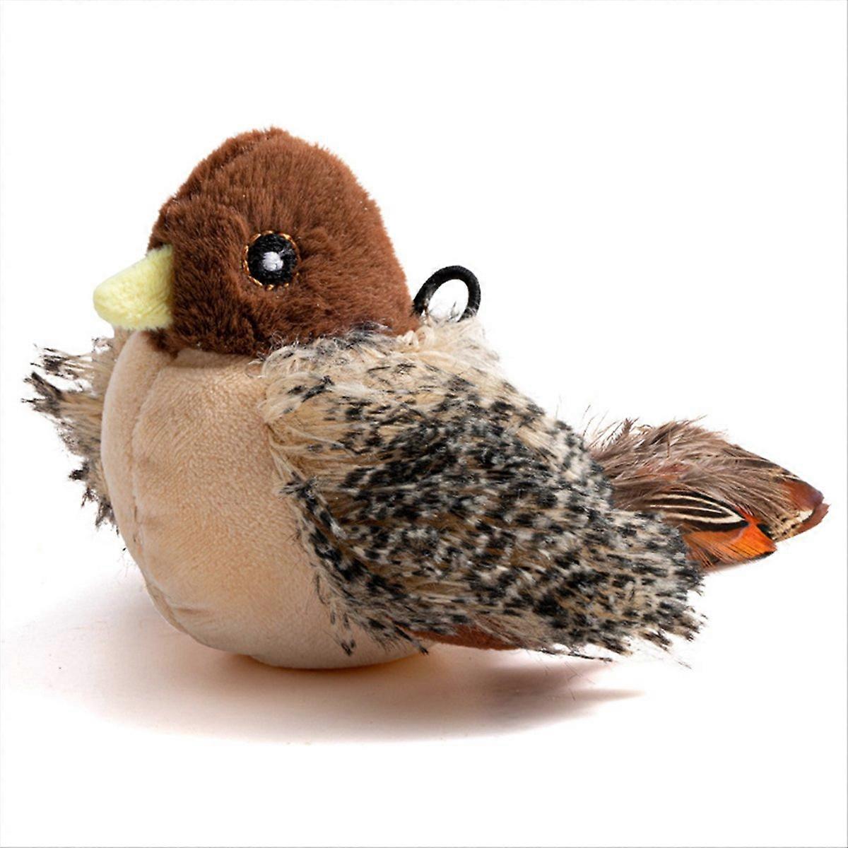 Sparrow Toy Simulated Bird Touch Sensing Interactive Cat Toy