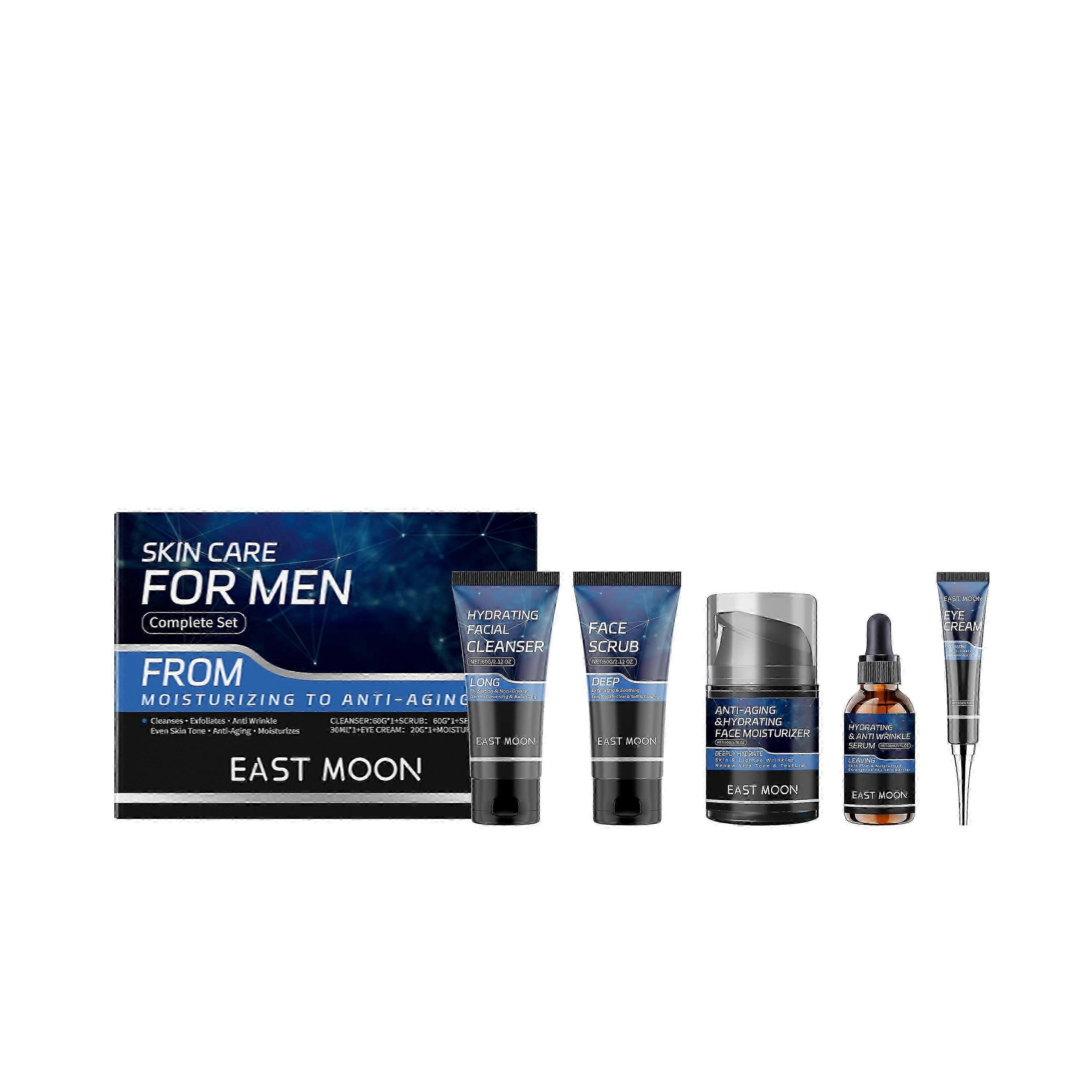 Men's Complete Skincare Set  Deep Cleanser