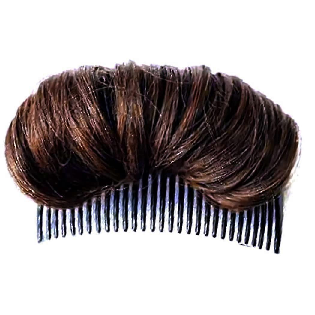 Dark Brown Hair Bun Maker with Invisible Clip, Volume Boost and AllDay Hold for Elegant Updos