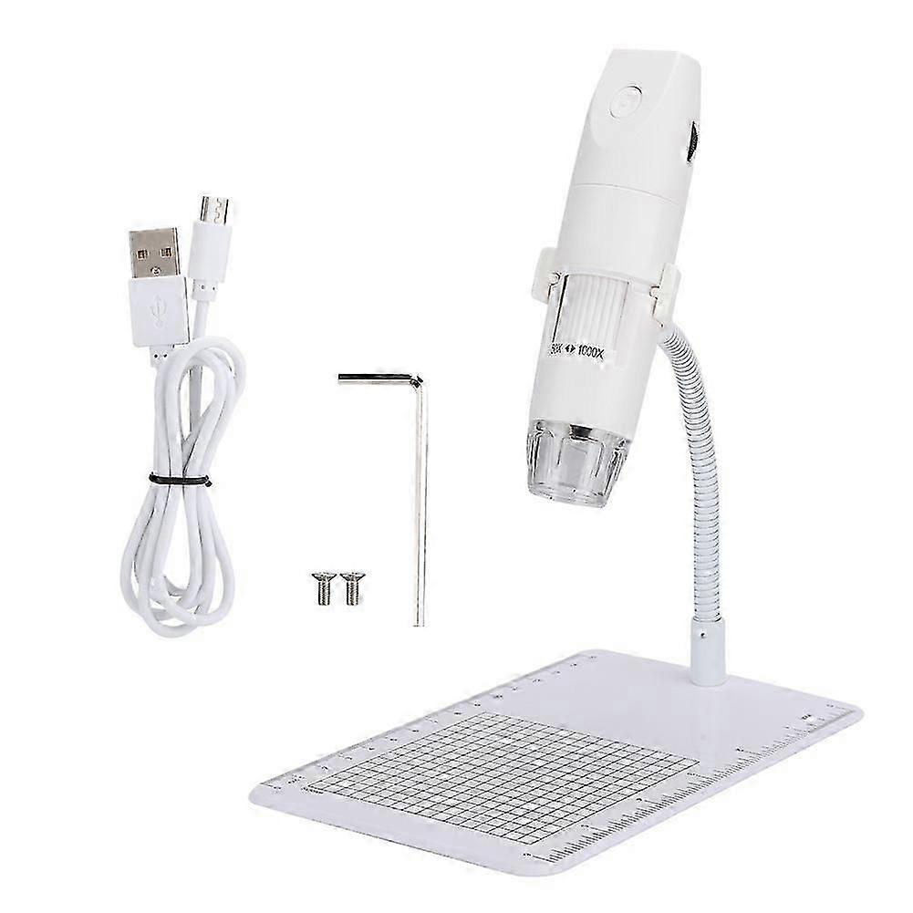 1080P HD USB 8 LED White 1000X 1920x1080 Resolution WiFi Wireless Digital Microscope