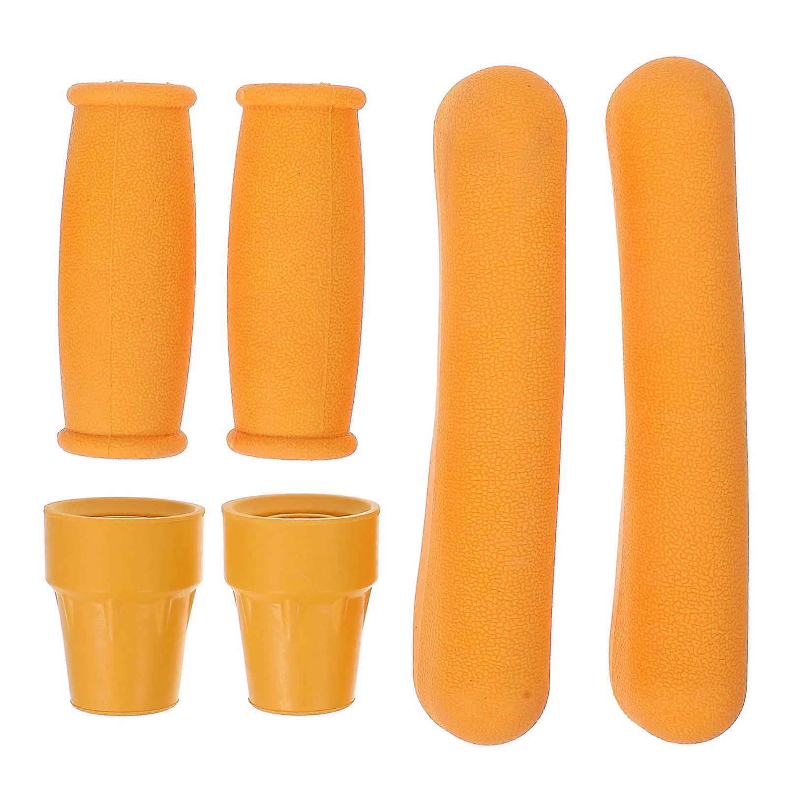 Crutch Handle Grip Replacement Pads Soft Foam 6Pcs Pack