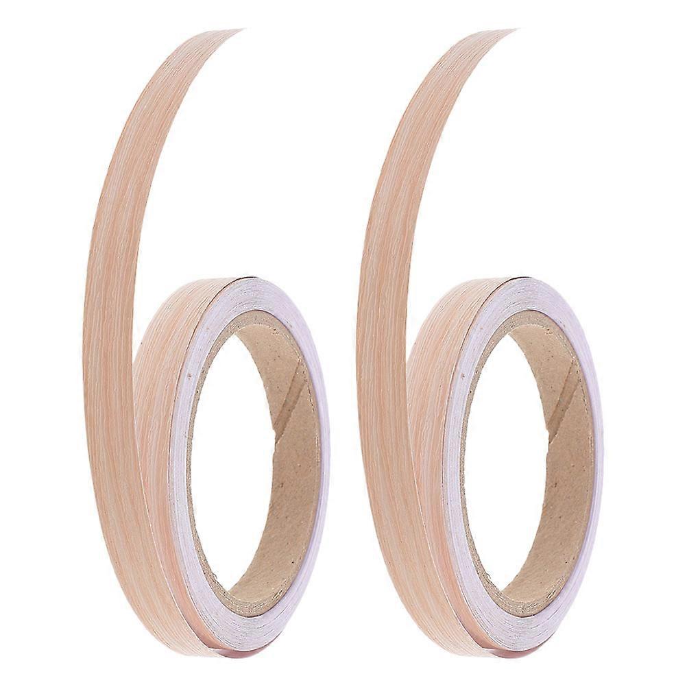 Adhesive Edging Strip Wood Grain Pattern for Windows Stairs Furniture Pvc Decorative Design Easy Application 2Pack