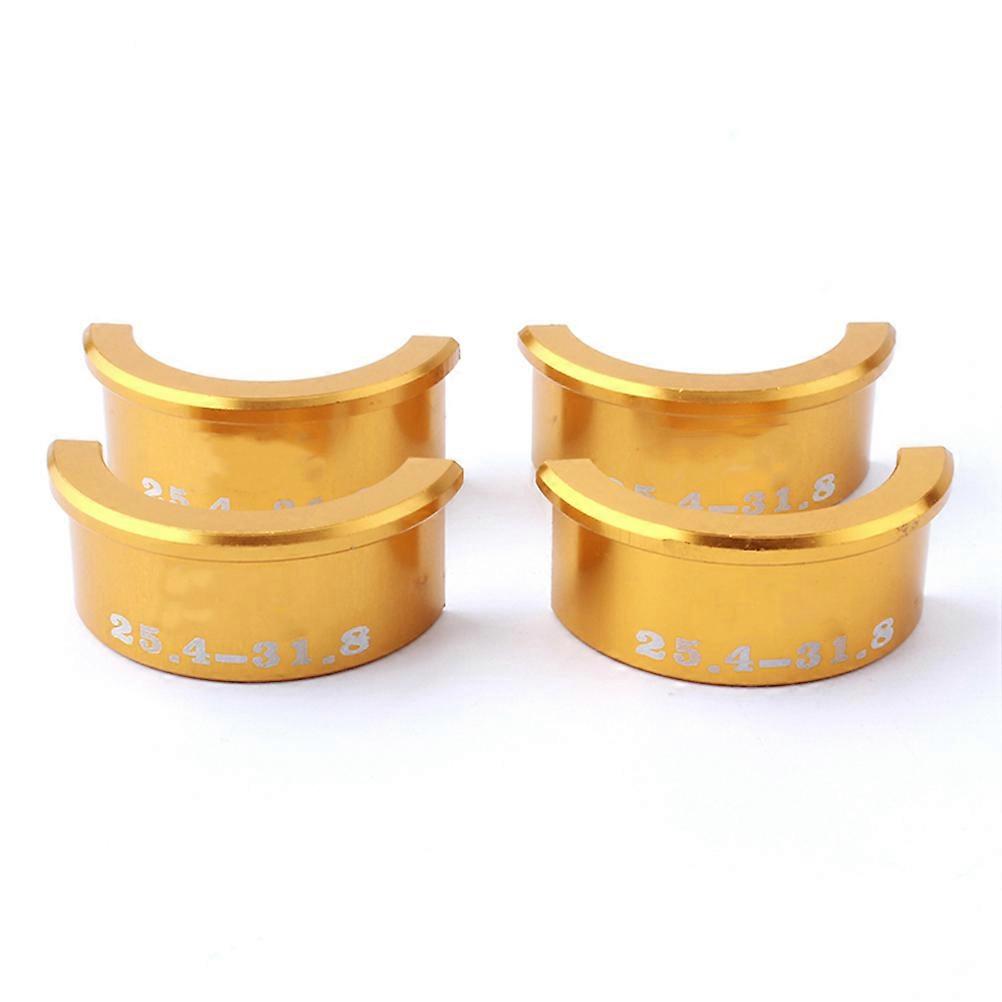 Bike Handlebar Conversion Sheet for 12Pcs Handlebar Conversion Clamp Golden