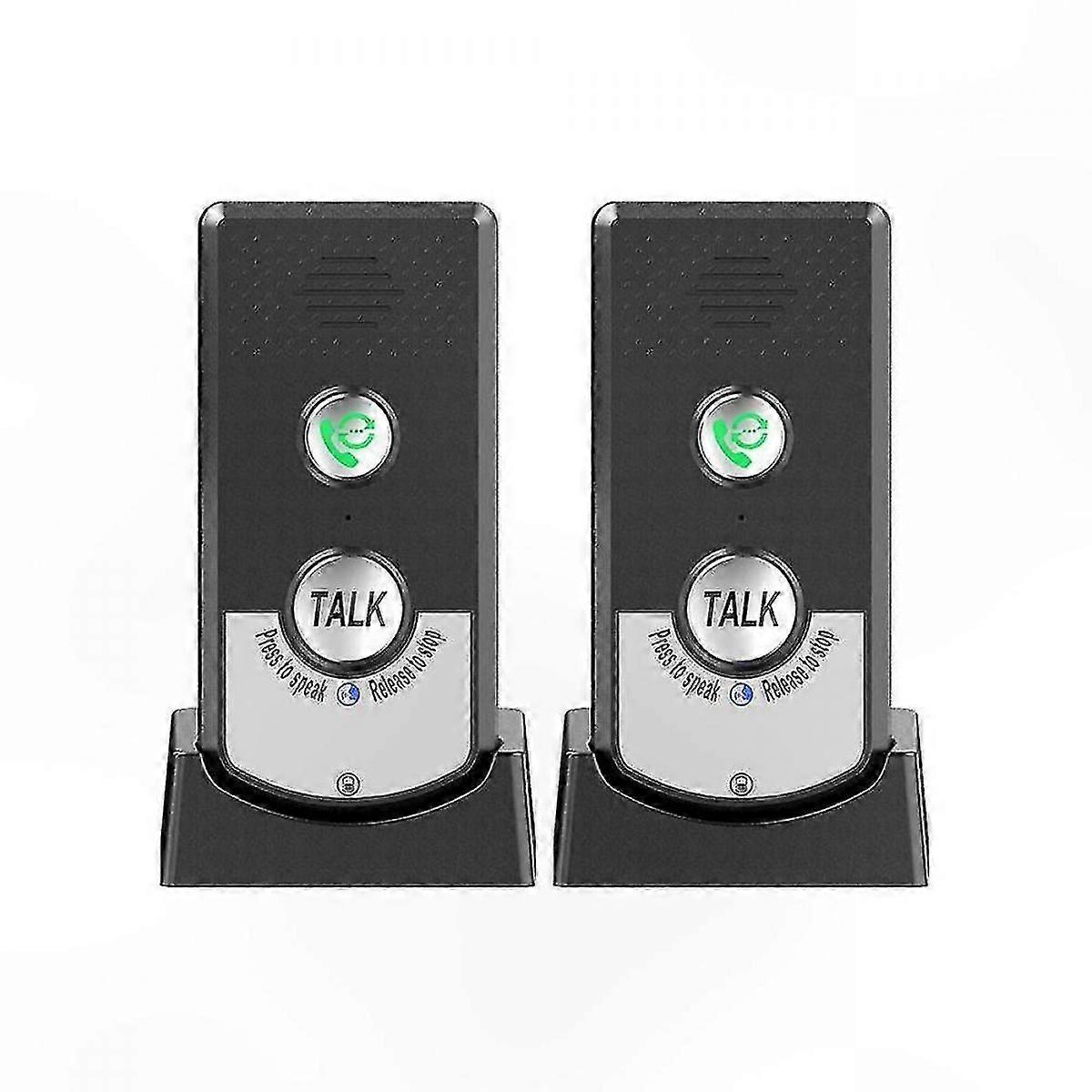 Wireless Intercom System for Home, 2-Pack Bidirectional Voice Communication with Ultra-Long Range Portability