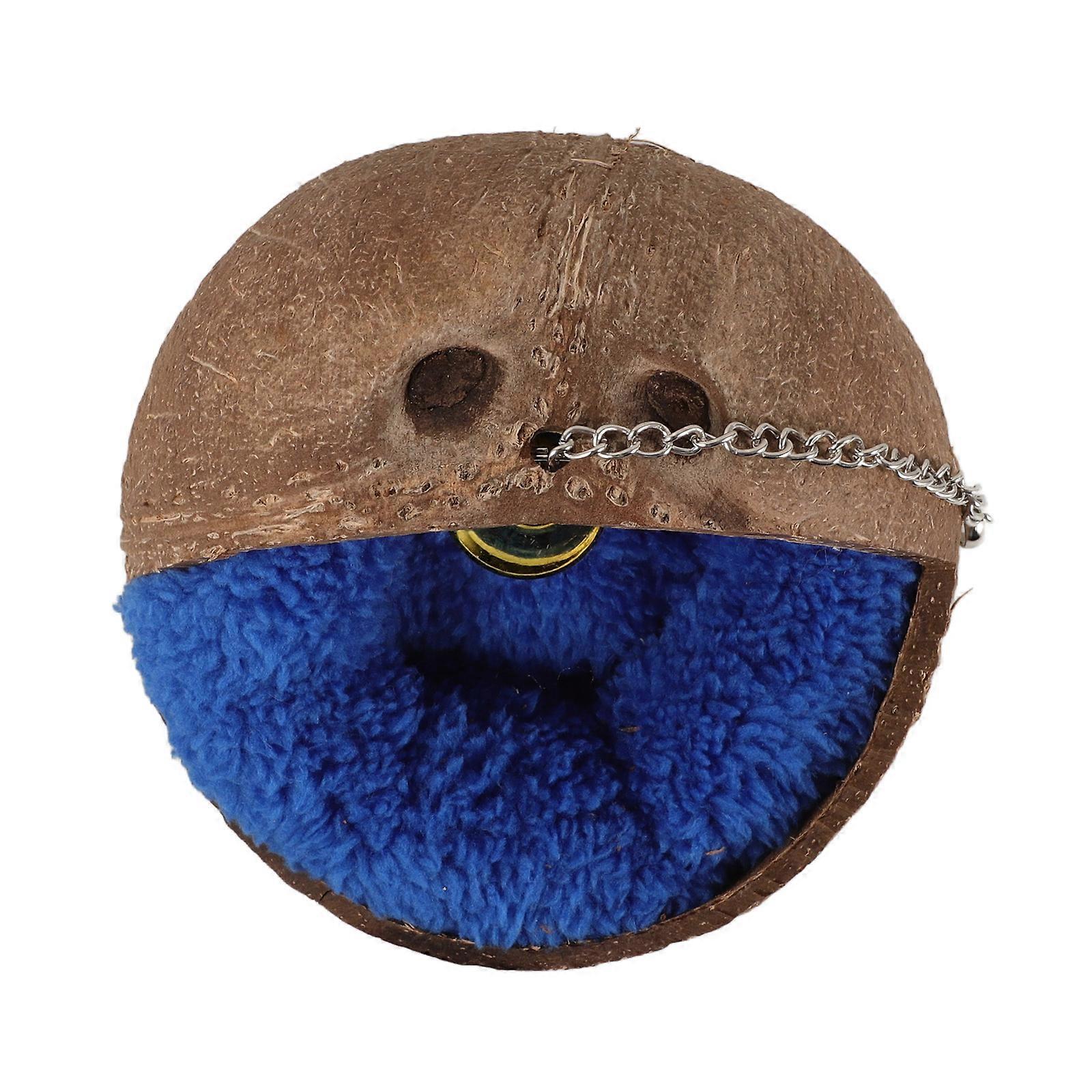 Natural Coconuts Shell Bird Nest Providing Safe Shelter 1Set for Birds