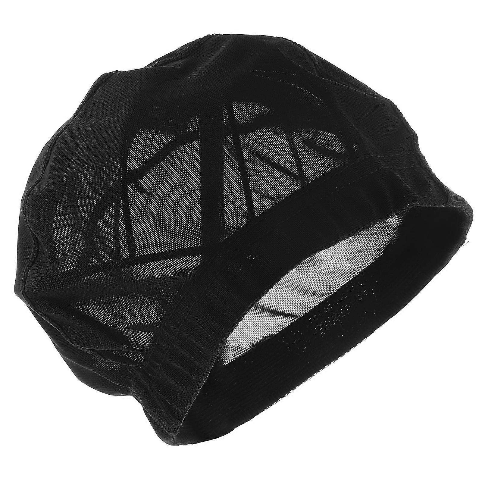 Elastic Wig Caps Black for Securing Wigs with 15Pcs Durable Stretchy Mesh