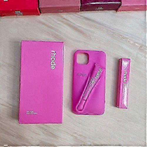 Rhode Lip Gloss Raspberry Phone Case for iPhone 16 15 14 13 12 11 Pro Max D