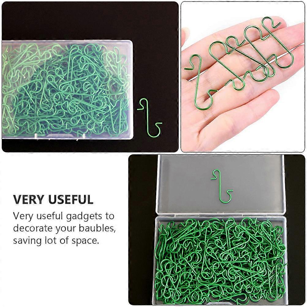 Decorative Hook Christmas Tree Hooks for 300Pcs Metal Hanging Use