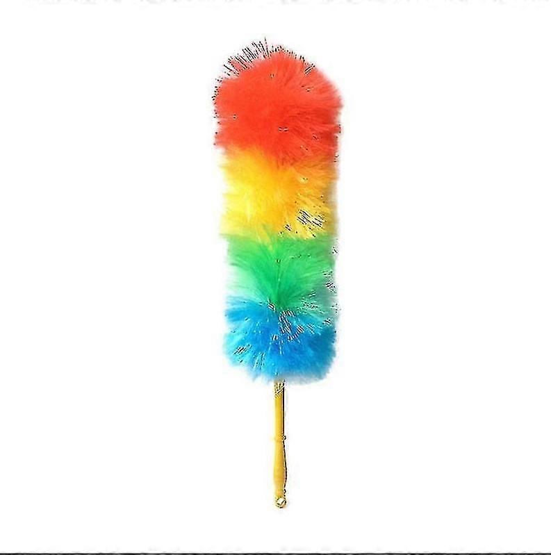 Rainbow Static Duster - Electrostatic Feather Duster Attracts Dust Like A Magnet1pcs-multicolor)