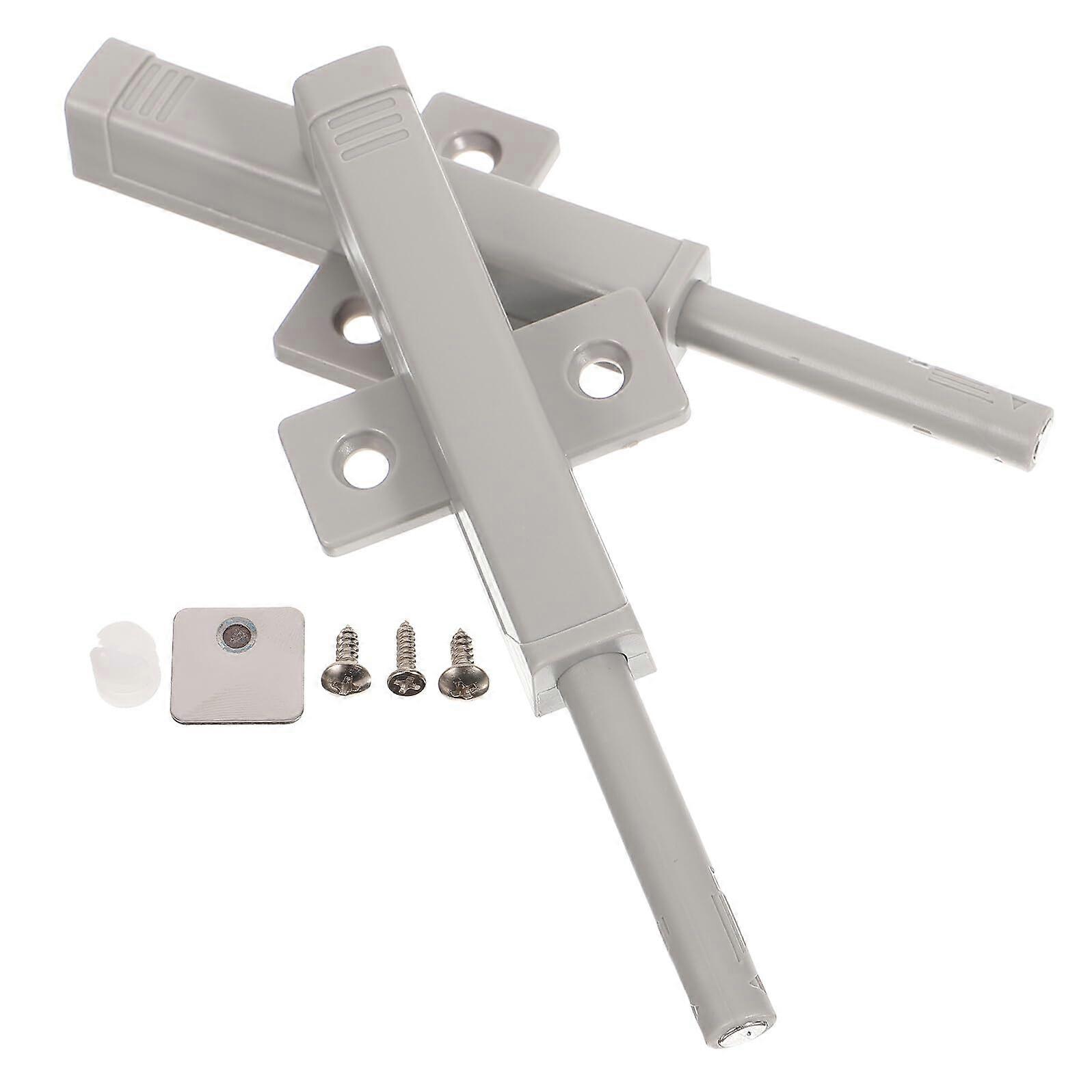 Cabinet Push Latch Touch Open Door Catch Set Handle Design Easy Install for Closet Cabinet