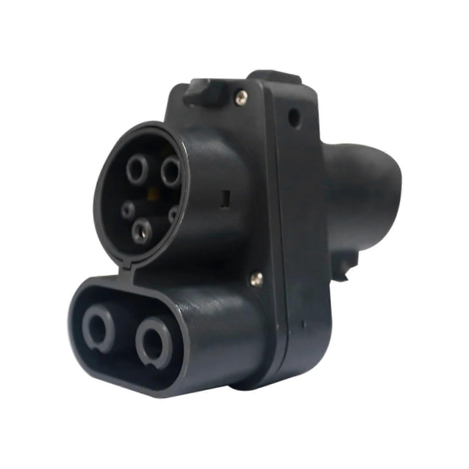 EV Charger Adapter for Electric Car DC Charging, Durable Connector with Stable Signal Transfer