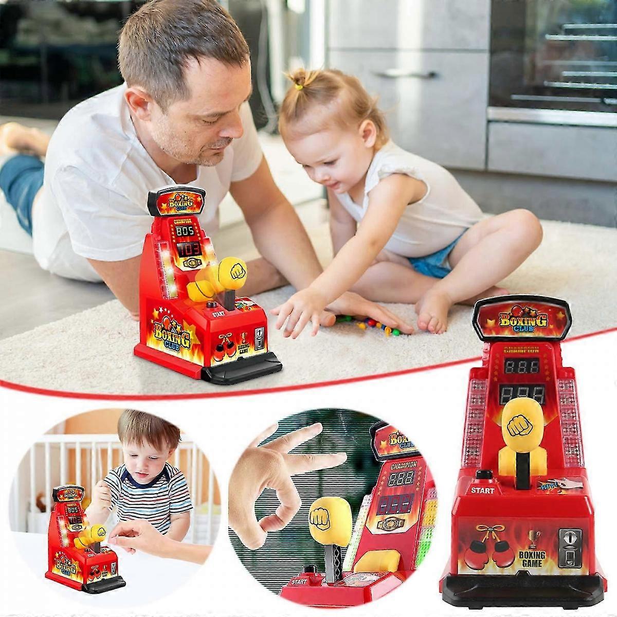 Finger Elasticity Machine Children's Mini Integral Finger Boxing Machine Parent Child Interactive Game Machine Desktop Toy FLYE242575