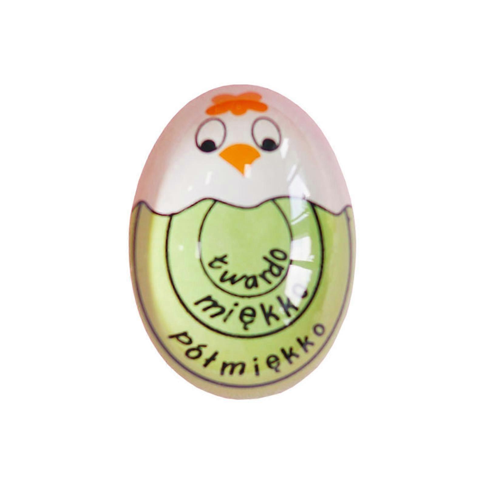 Creative Cartoon Kitchen Timer Heat Sensitive Reminder Color Changing Soft Medium Hard Boiled Egg Timer For Dining Room