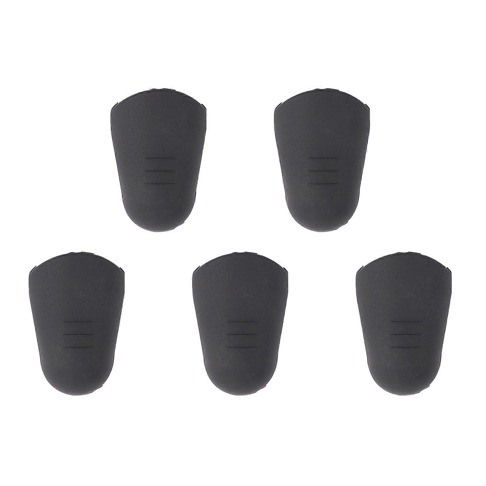 5X Rubber Clarinet Saxophone Mouthpiece Cap Protect Delicate Tip Black