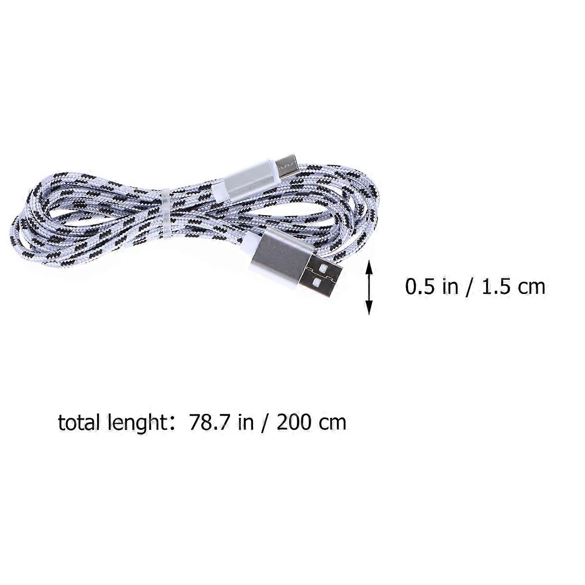 USB C Cable High Speed Data -C Devices Traveling Accessory 2m 1Pack