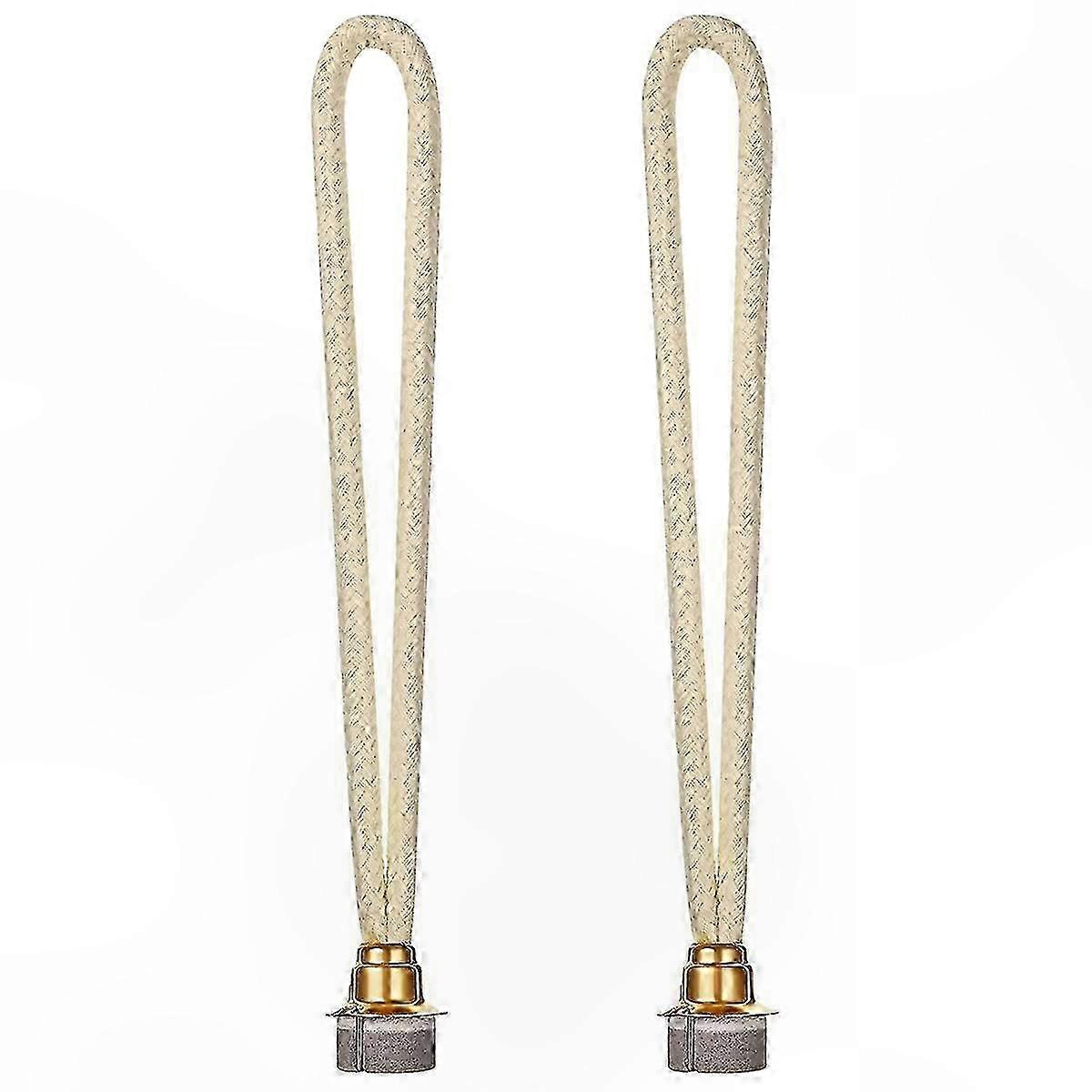 2-Pack 18mm Cotton Wicks for Oil Lamps and Aromatherapy Diffusers