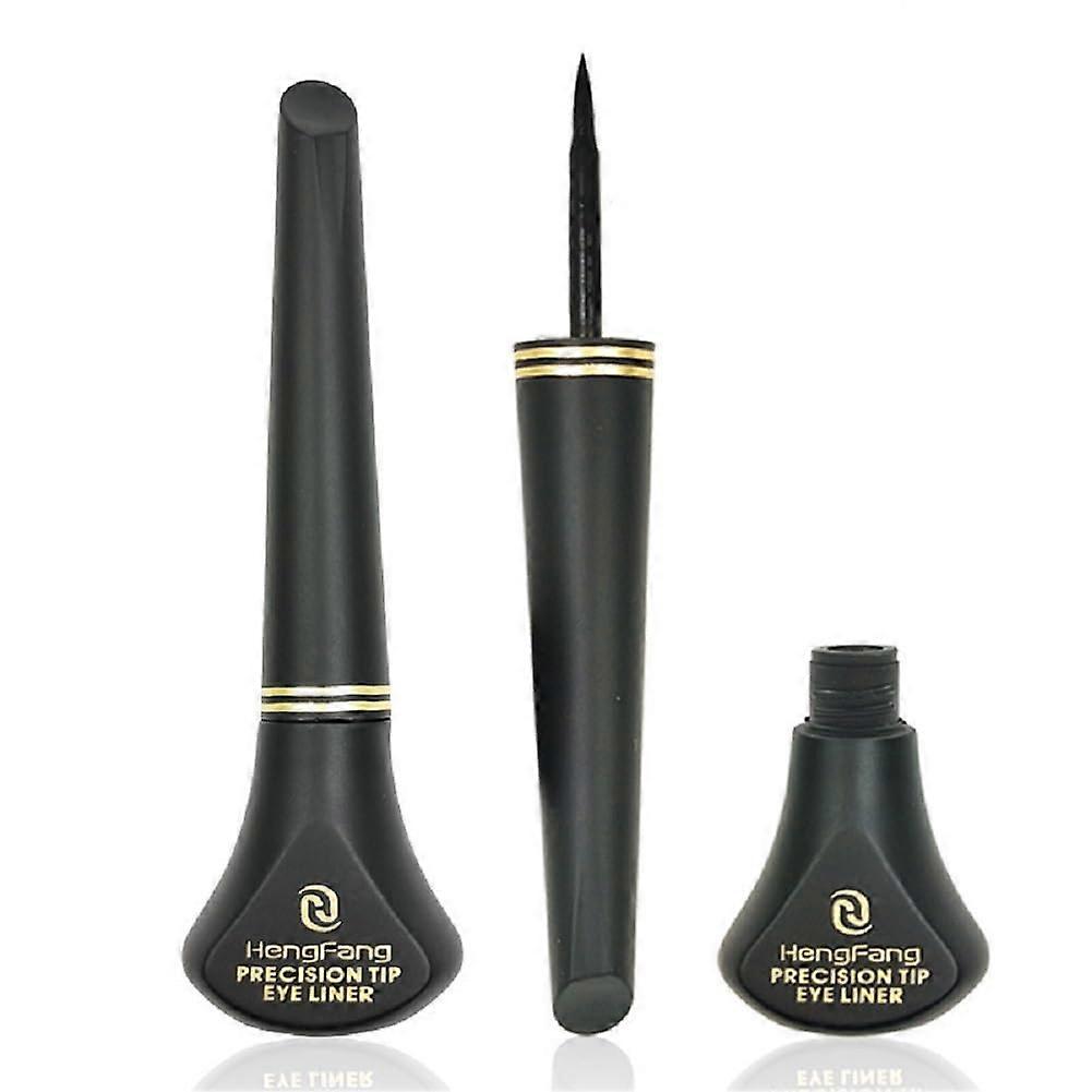 Waterproof Liquid Eyeliner Pen Cool Black with Precise Brush Tip LongLasting Smudge Resistant