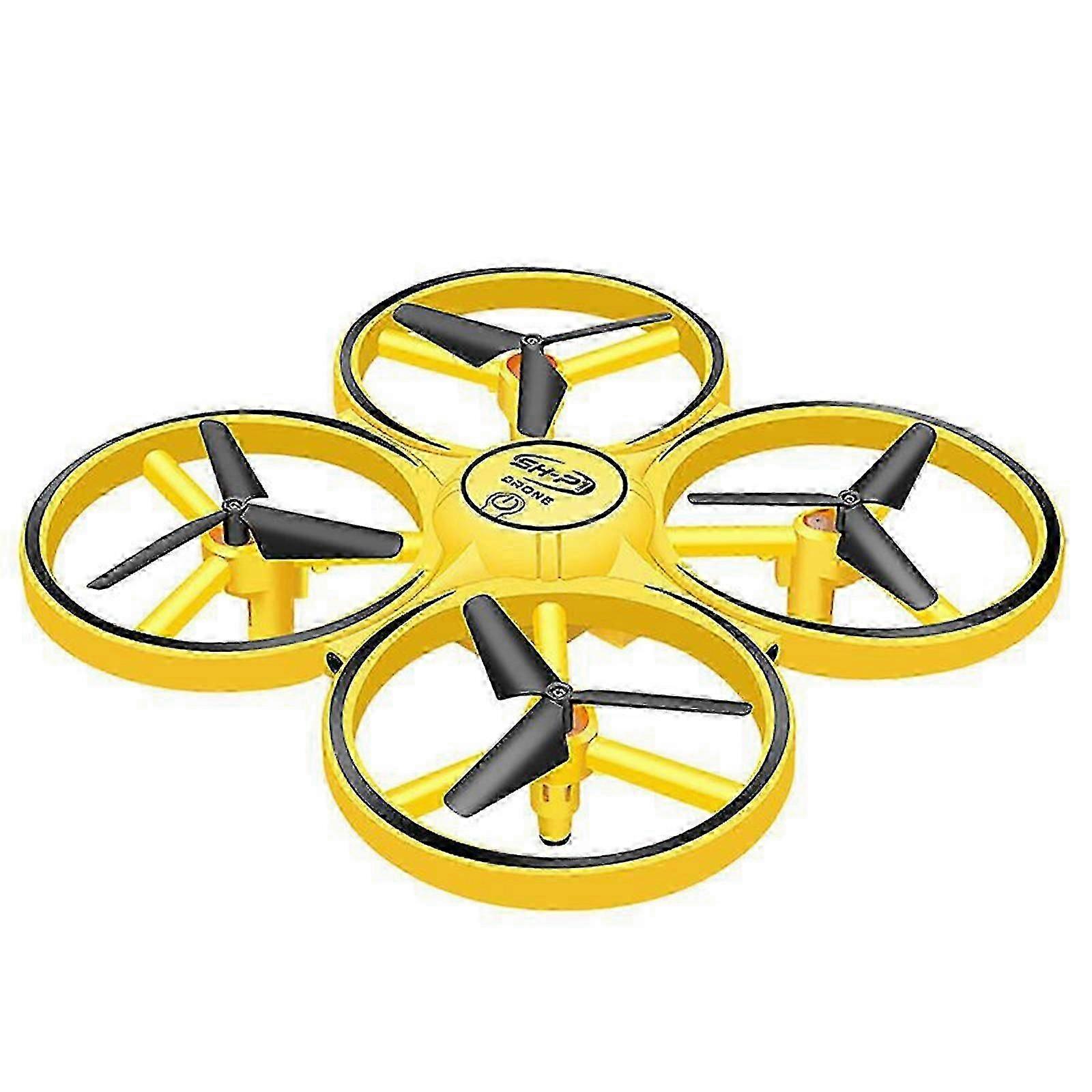 Toys Watch Controlled Plastic USB Rechargeable With Led Lights Automatically Gesture Sensor Drone--