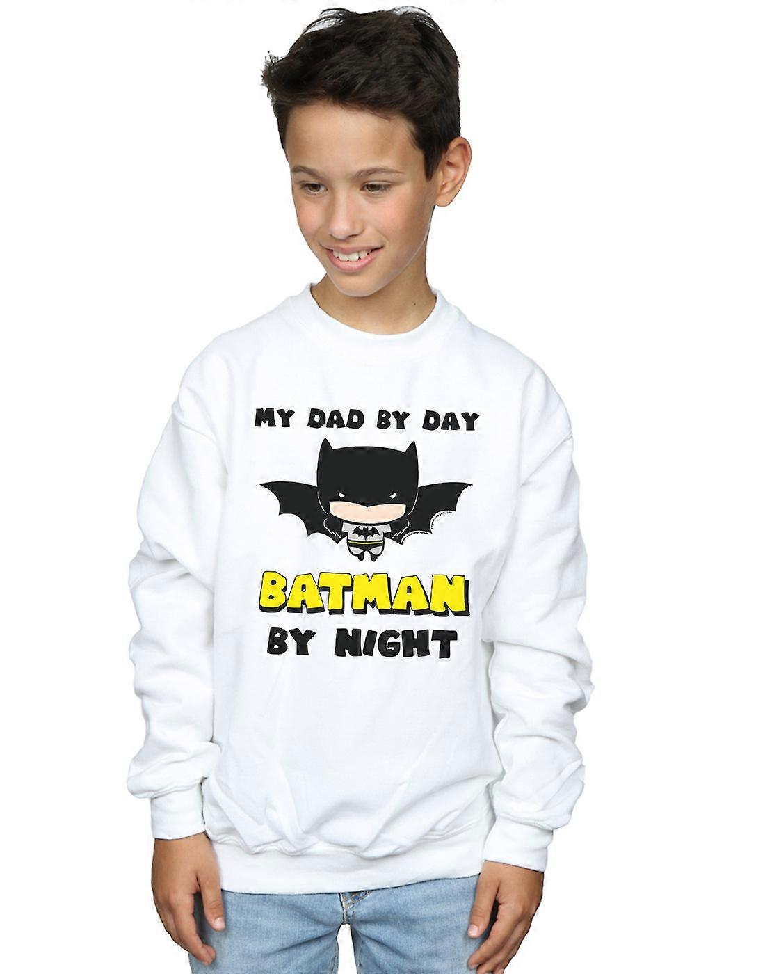 DC Comics Boys Batman Dad By Day Sweatshirt