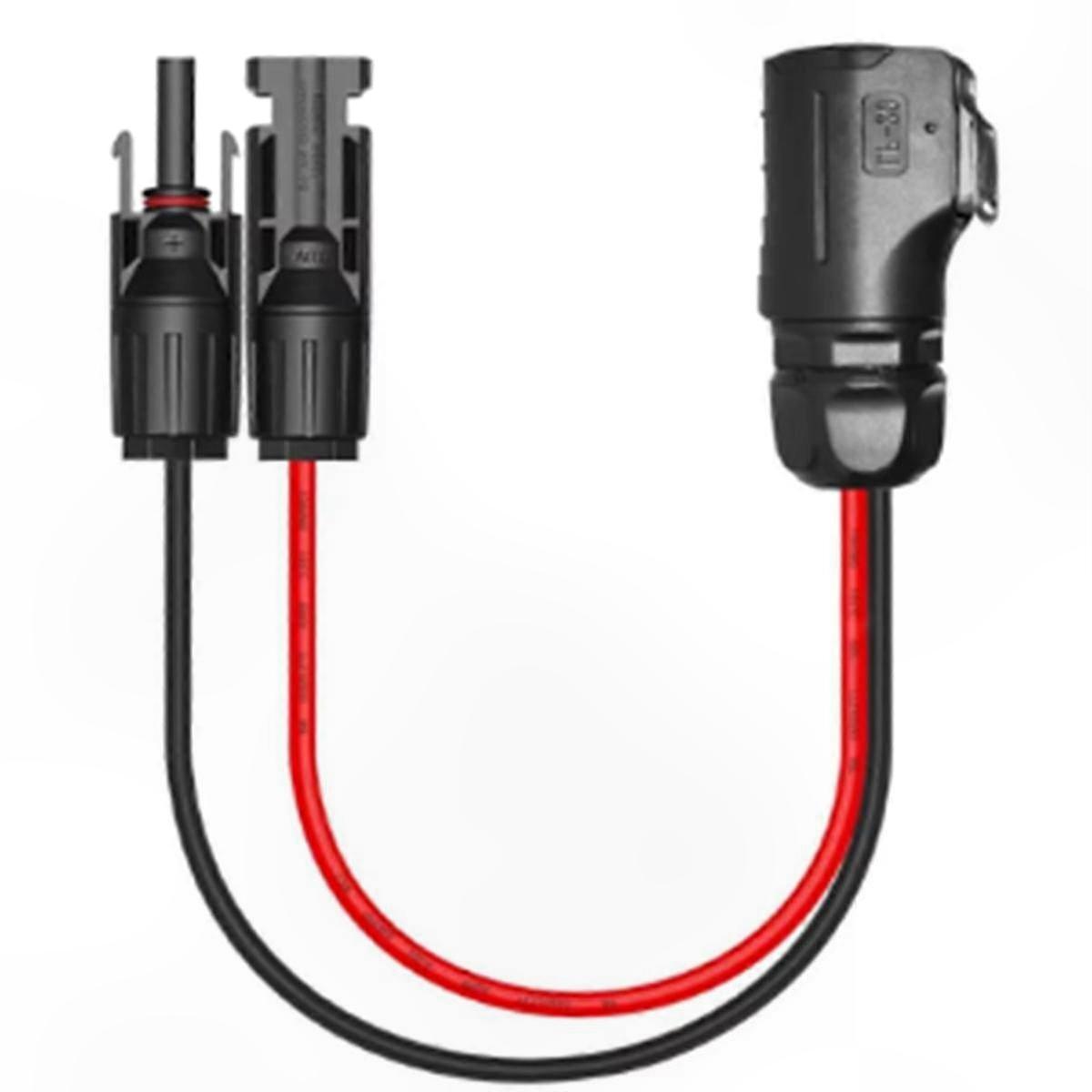 2-Pin Circular Connector Adapter for Solar Panel Suitcase Cables