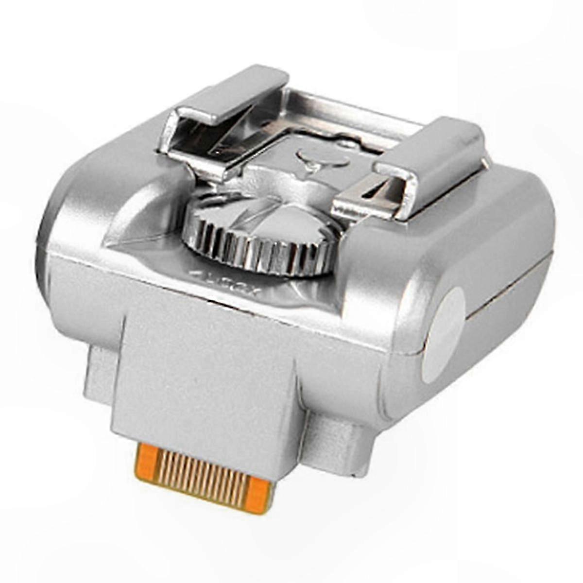 Universal Flash Trigger Adapter for Mirrorless Cameras NEX Series-Compatible Silver Connector